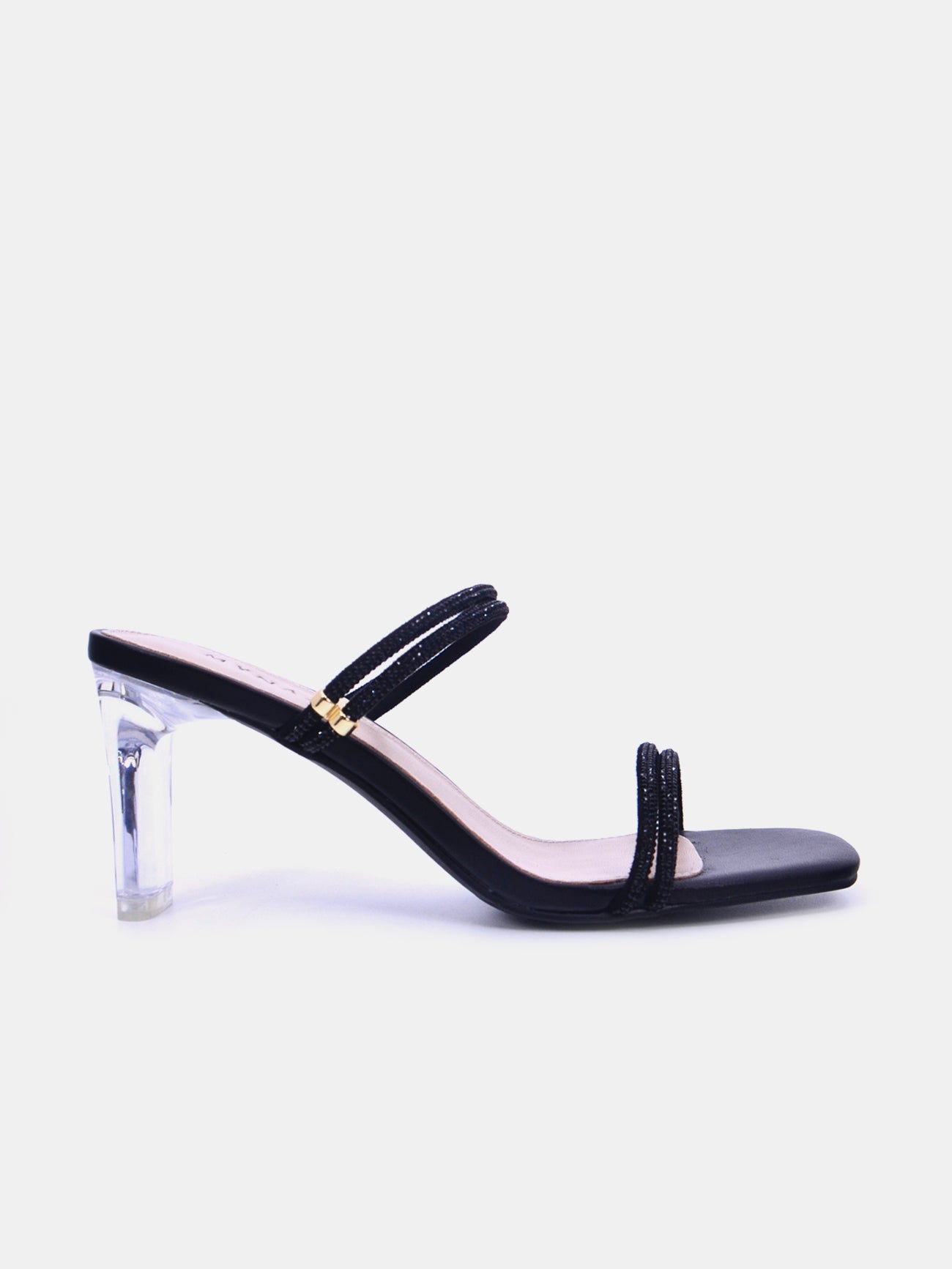 Mynaal Vesta Women's Block Heel Sandals #color_Black