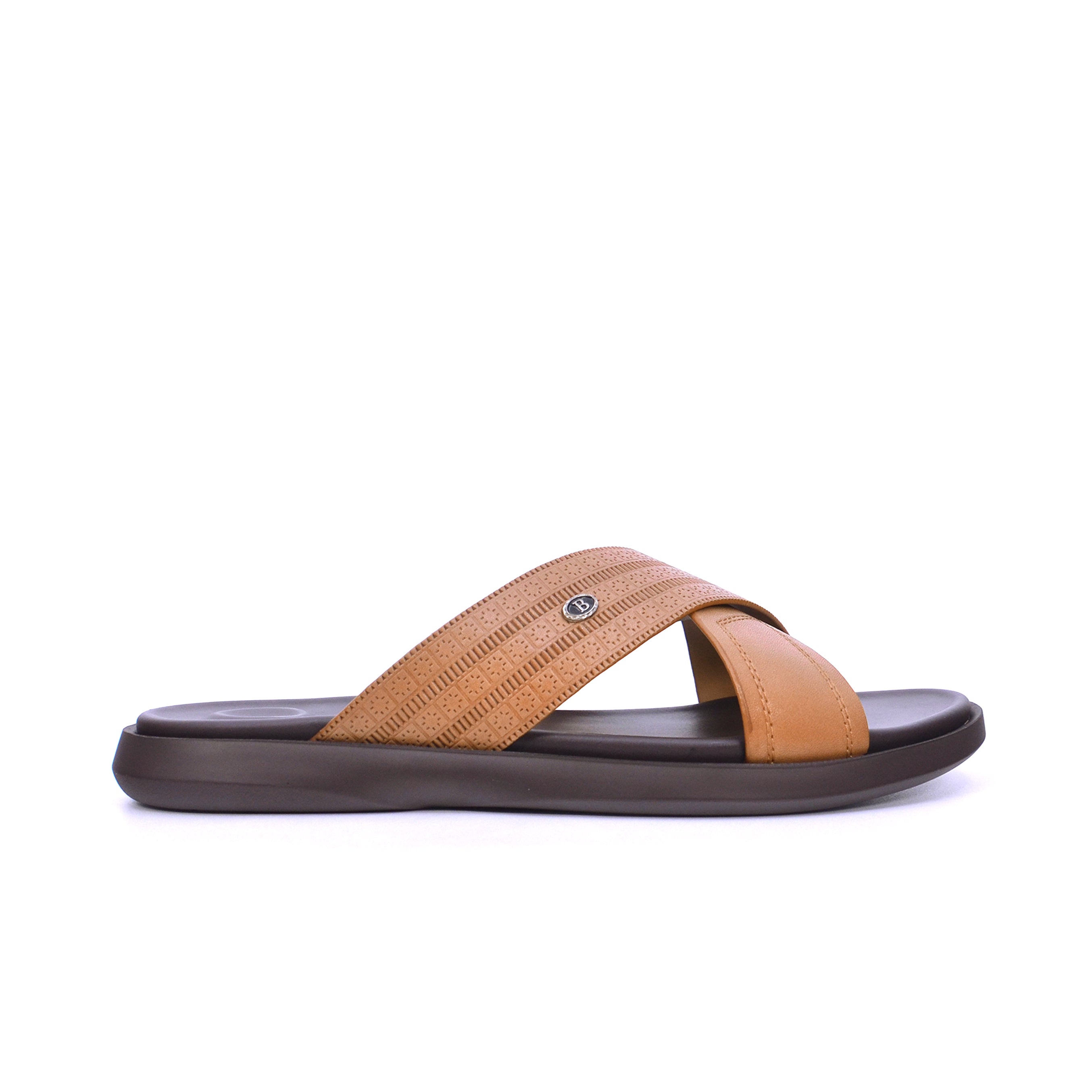 Barjeel Uno 8096-11 Men's Arabic Sandals #color_Brown