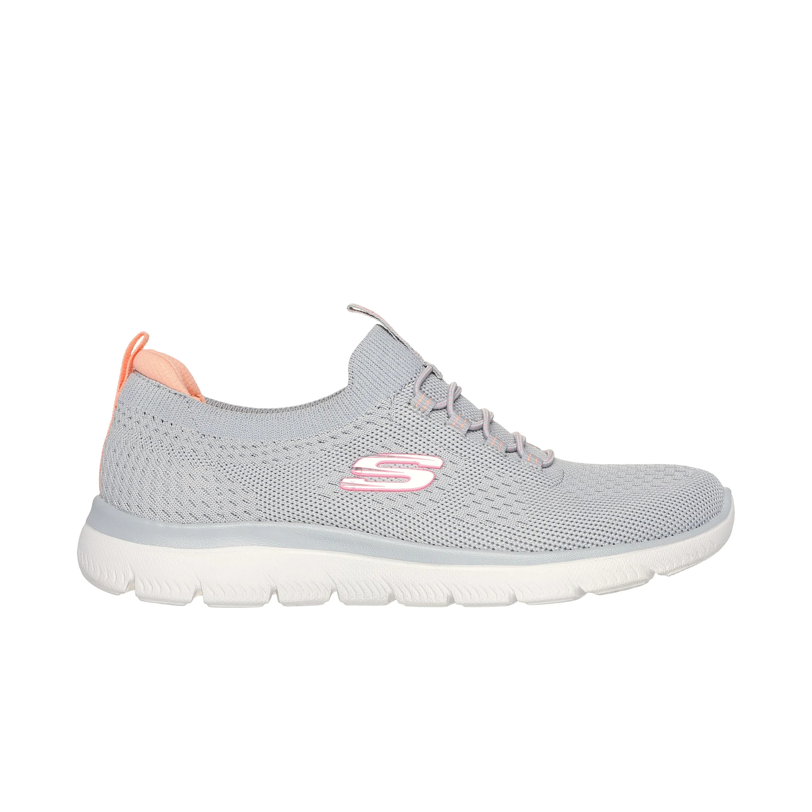 Skechers Women's Summits - Top Player Shoes #color_Gray