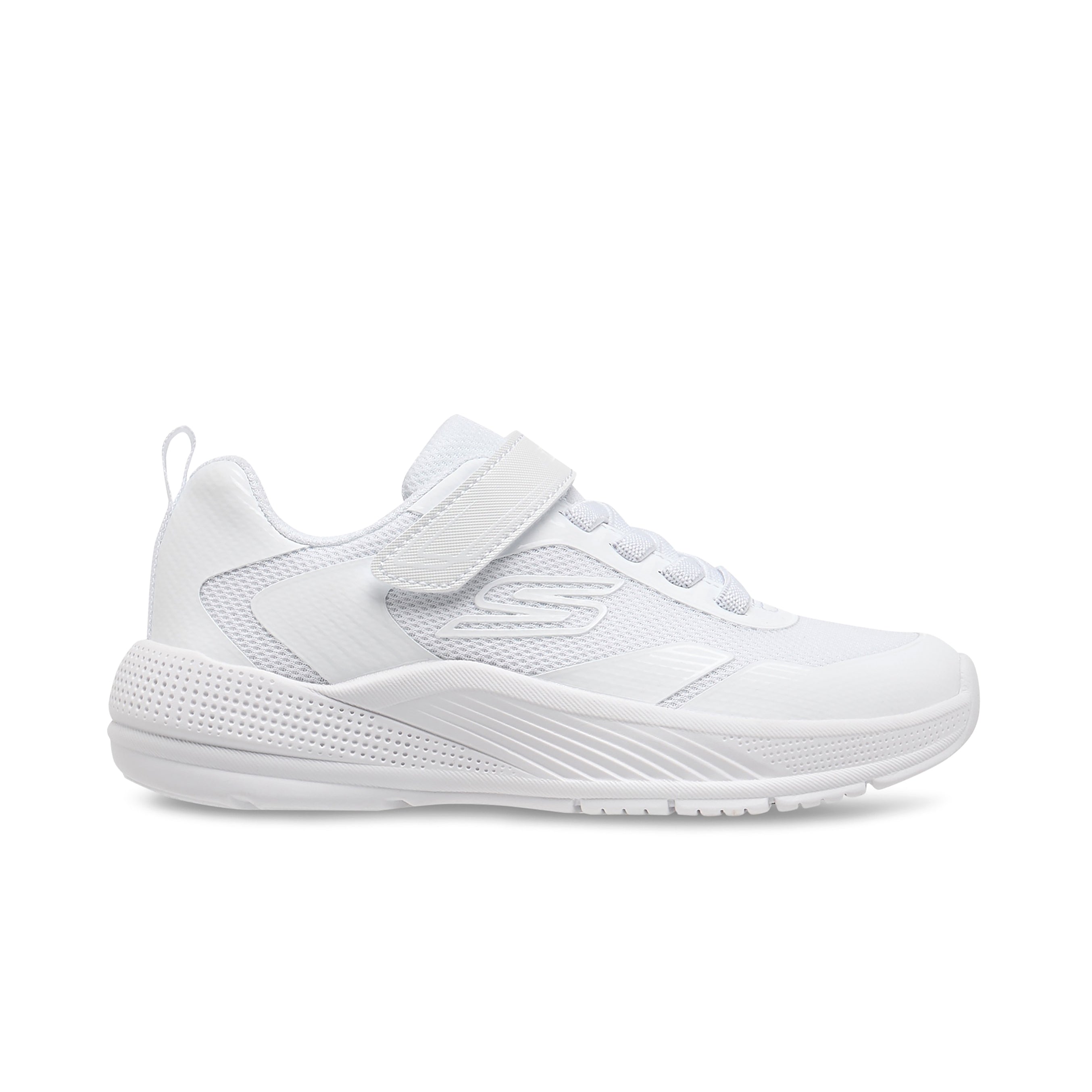 Skechers Girls' Microspec Advance - Oasis Point Shoes #color_White