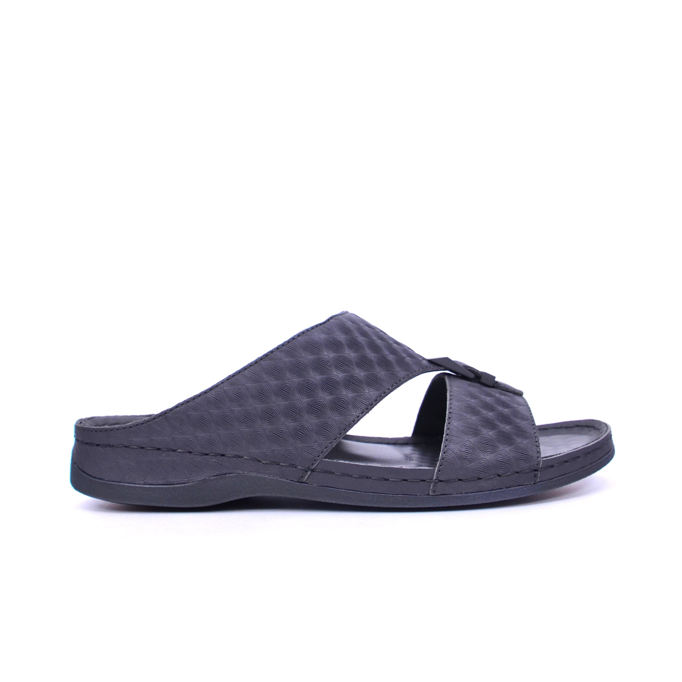 Flamingo P1-140 Men Arabic Sandals #color_Dark Gray