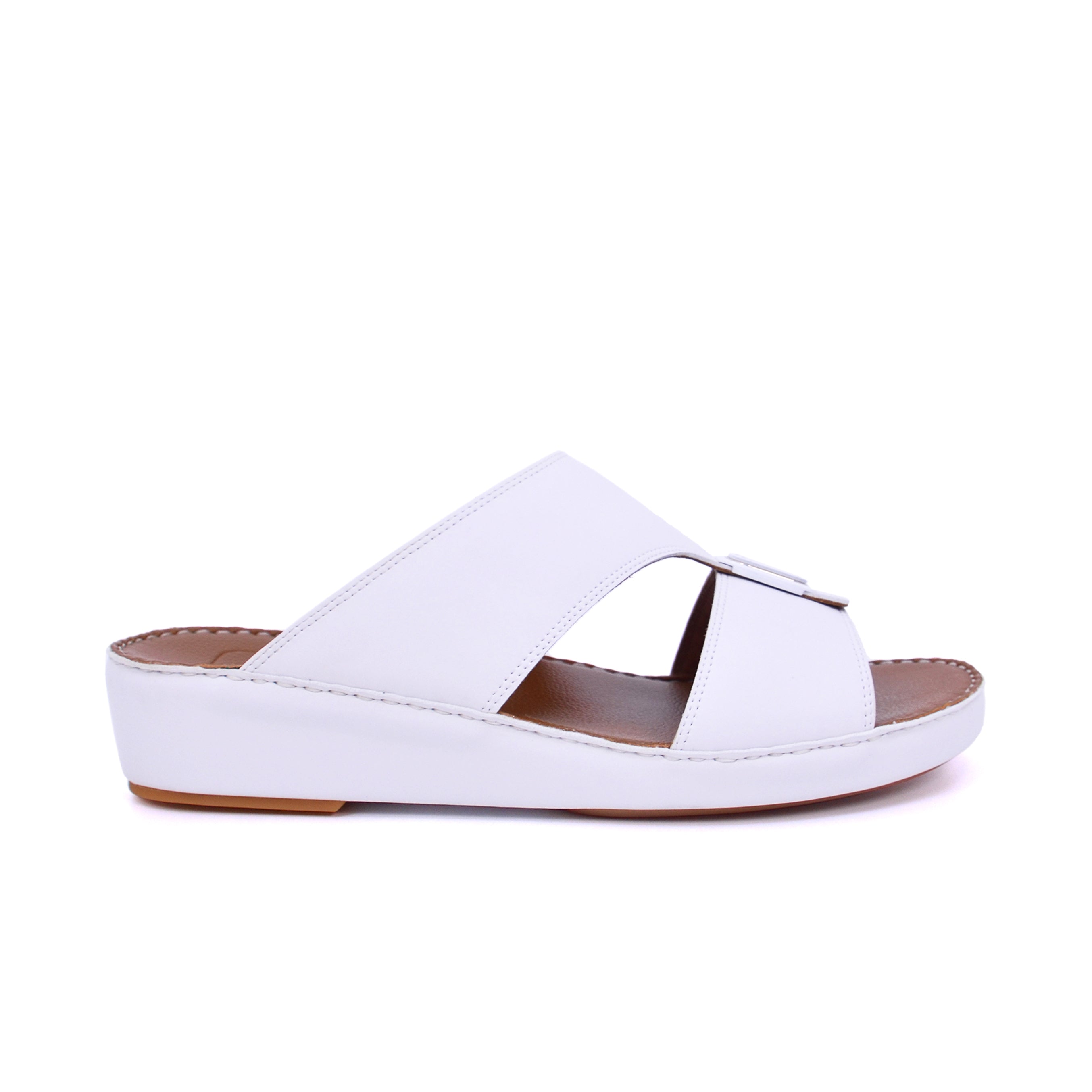 Verotti VTS-67 Men's Arabic Sandals #color_White