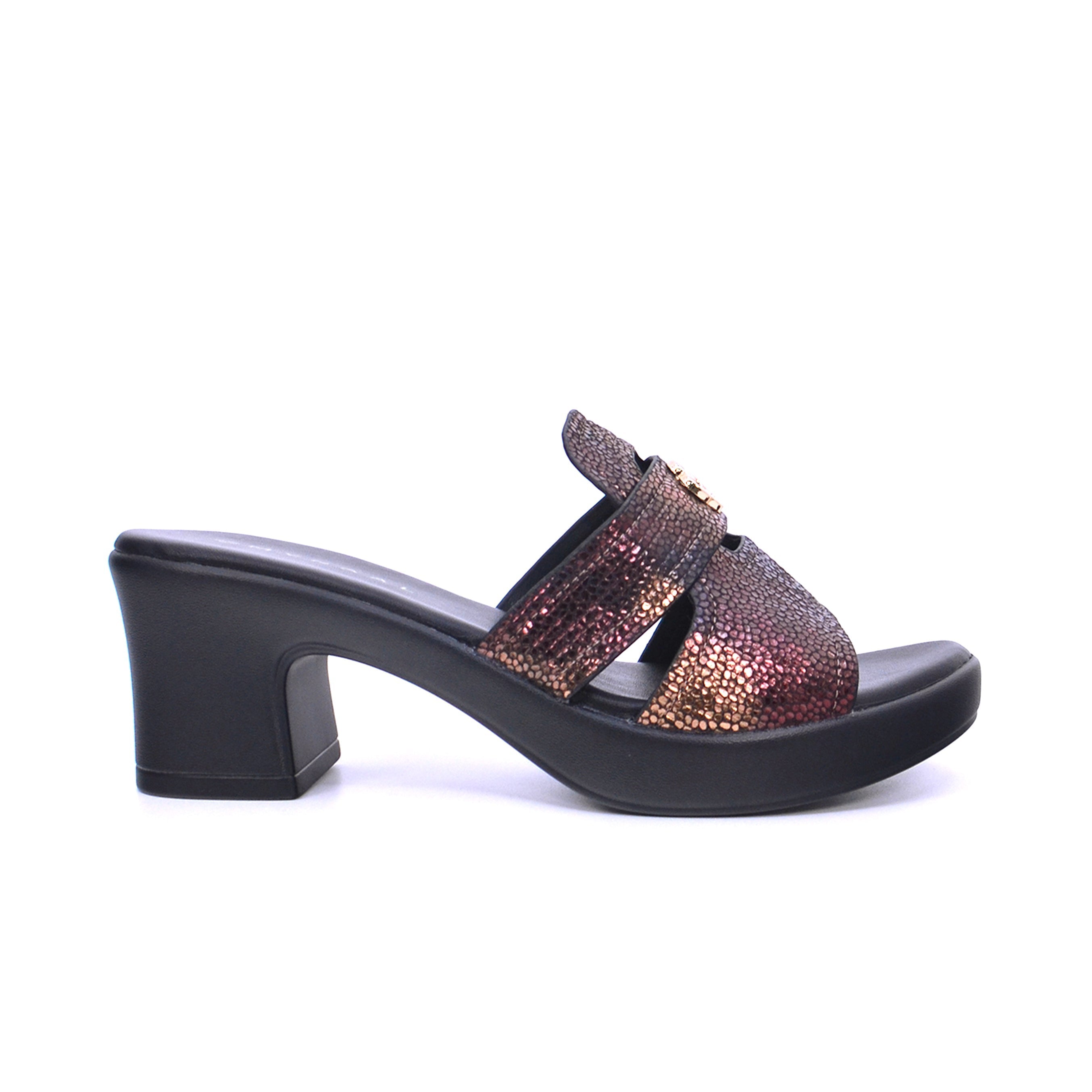 Mynaal 414Rj693 Women's Block Heel Sandal #color_Bronze