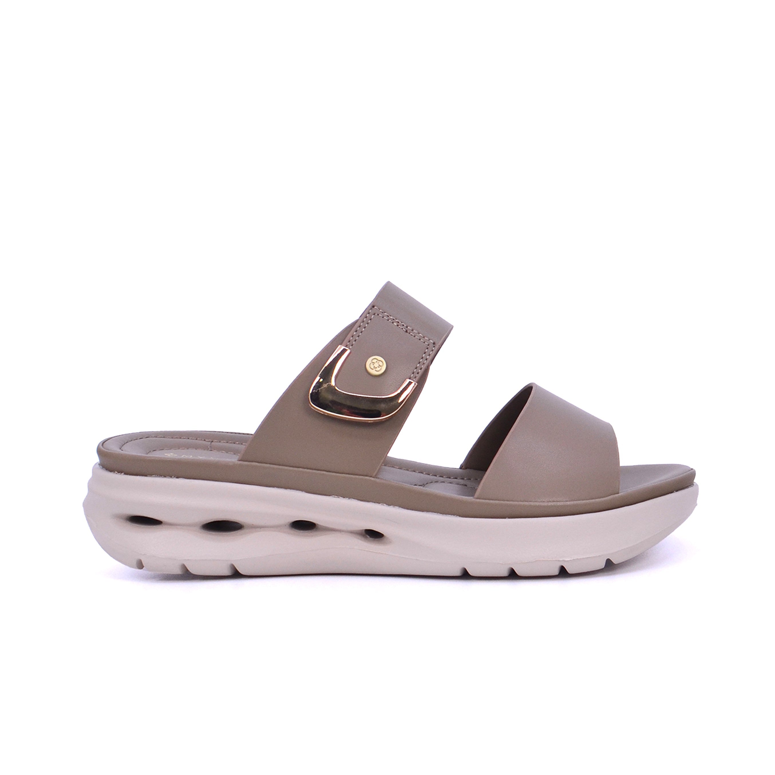 Mynaal 414Rj66E Women's Flat Sandal #color_Brown