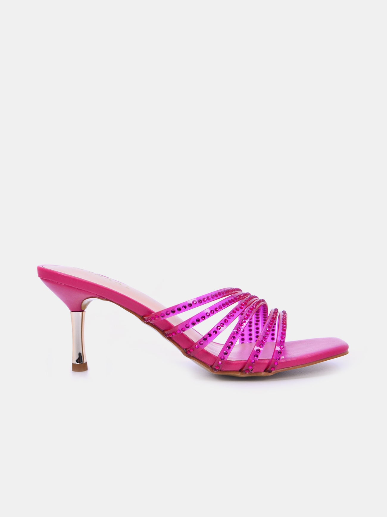 Mynaal Shyna Women's Pencil Heel Sandals #color_Pink