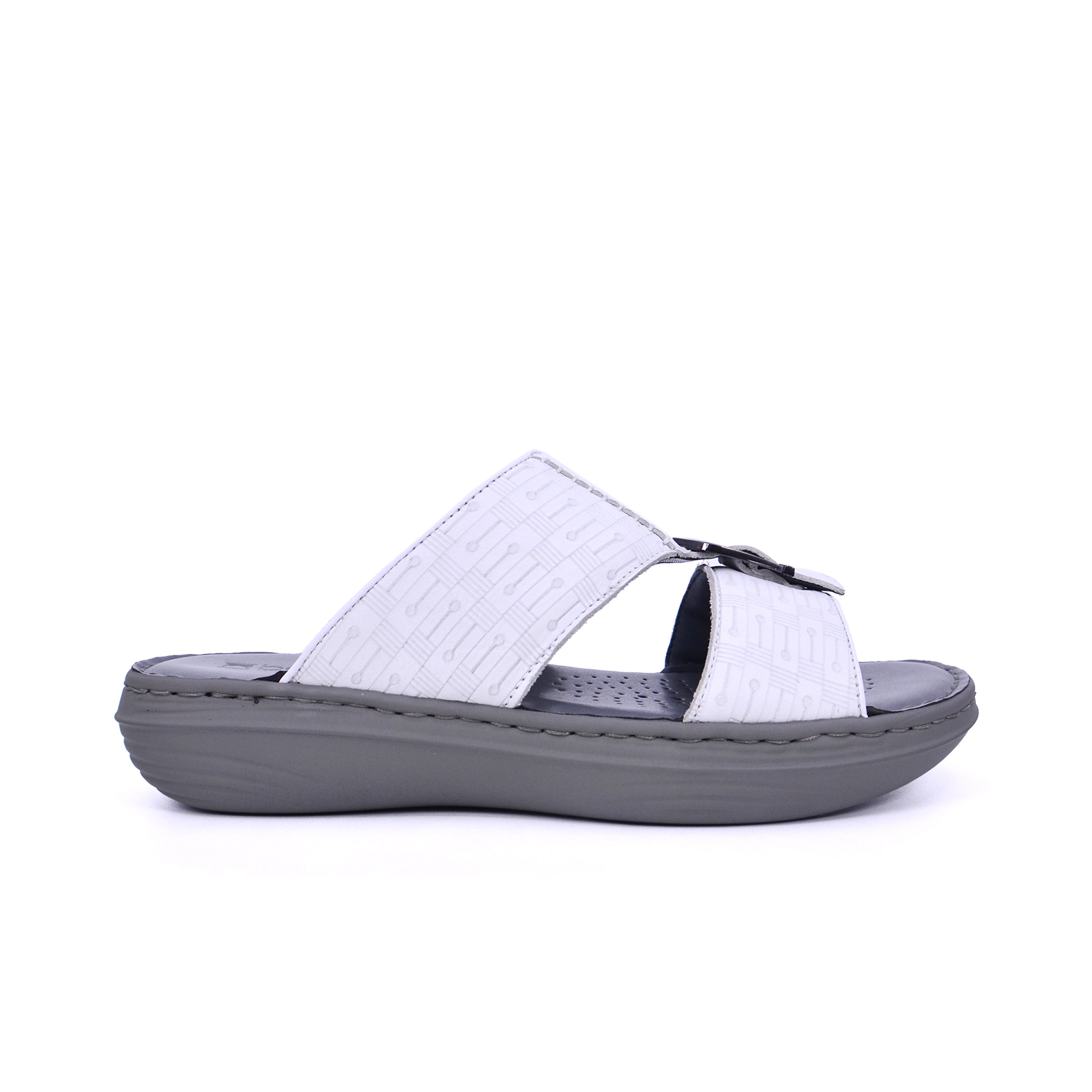 Barjeel Uno 21410-11 Men's Arabic Sandals #color_White