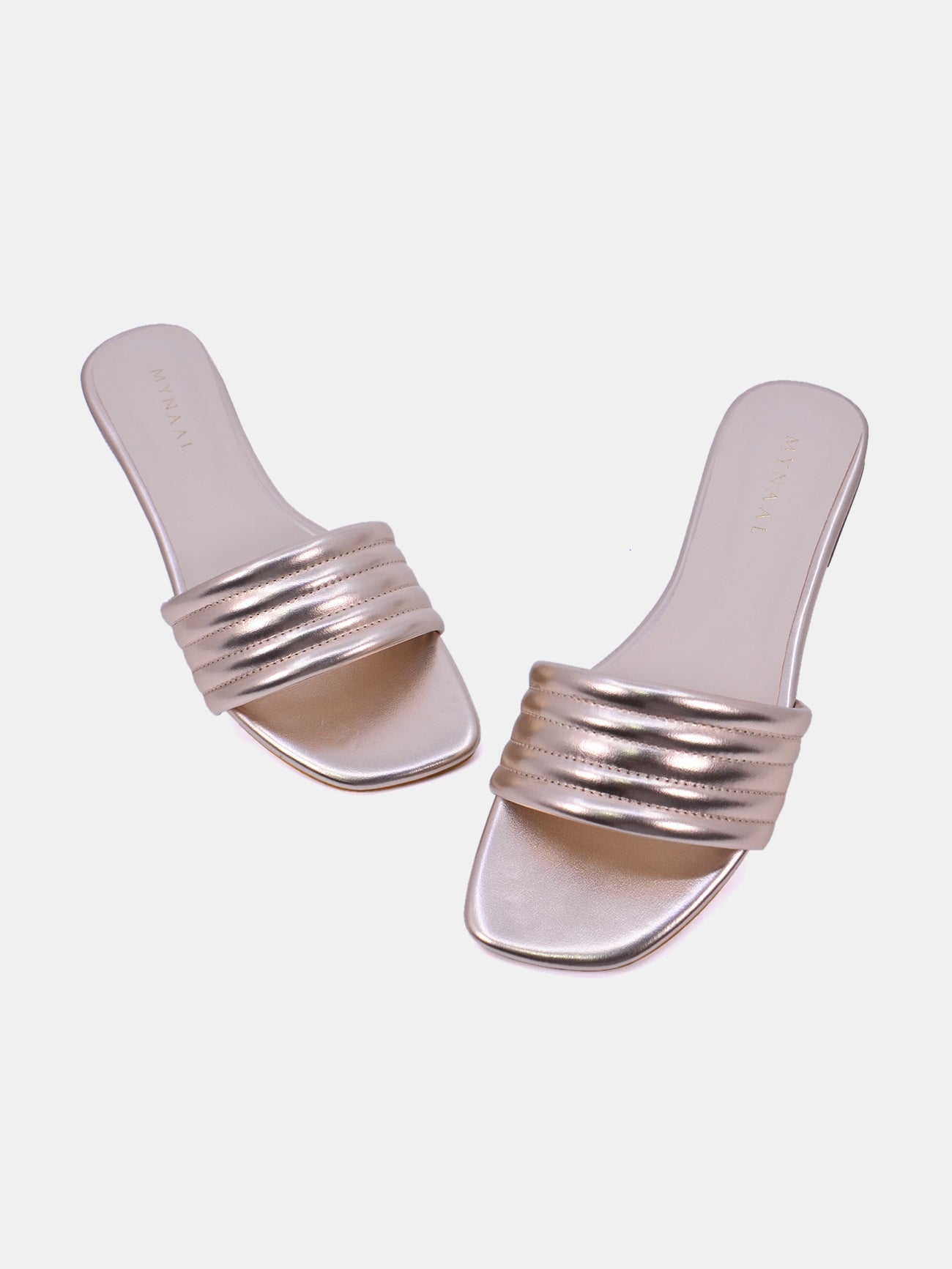 Mynaal Velore Women's Flat Sandals #color_Beige