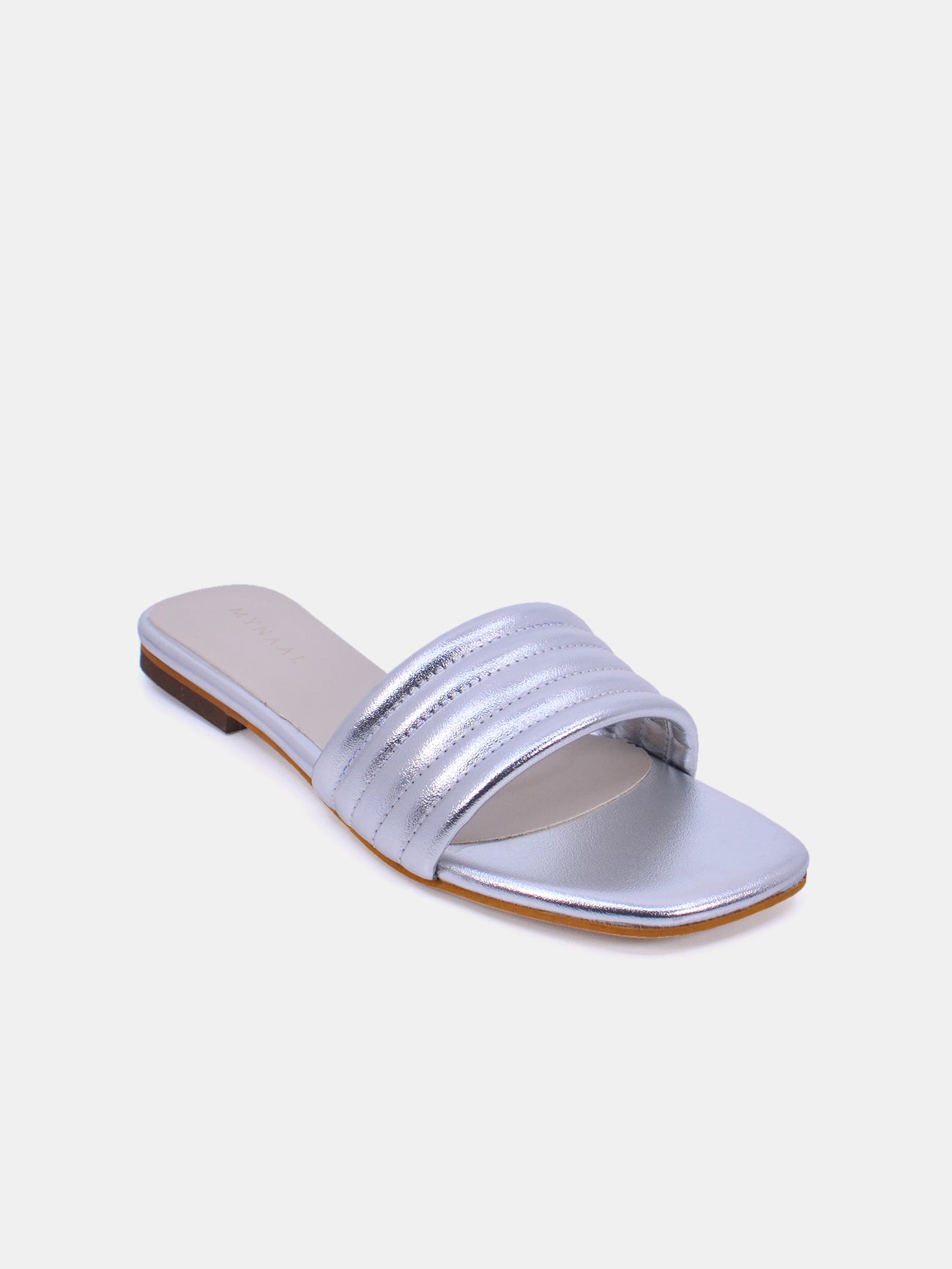 Mynaal Velore Women's Flat Sandals #color_Silver