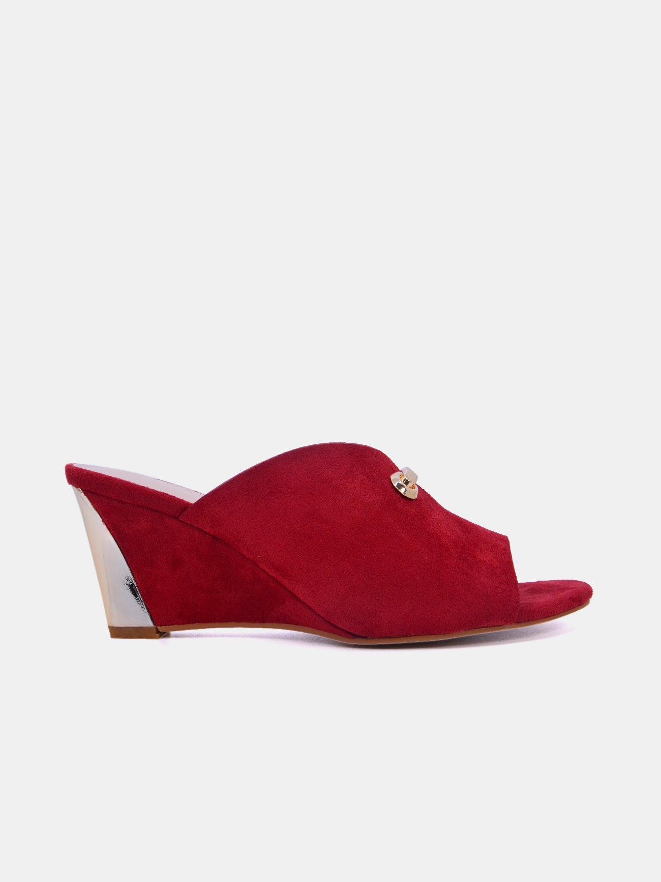 Mynaal Nalida Women's Wedge Sandals #color_Red
