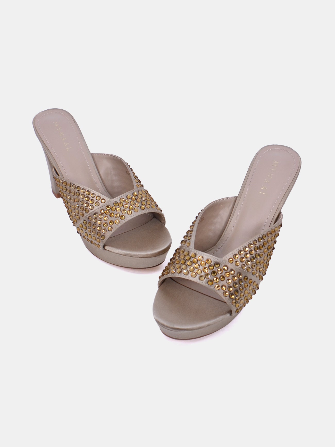 Mynaal Allura Women's Platform Sandals #color_Beige