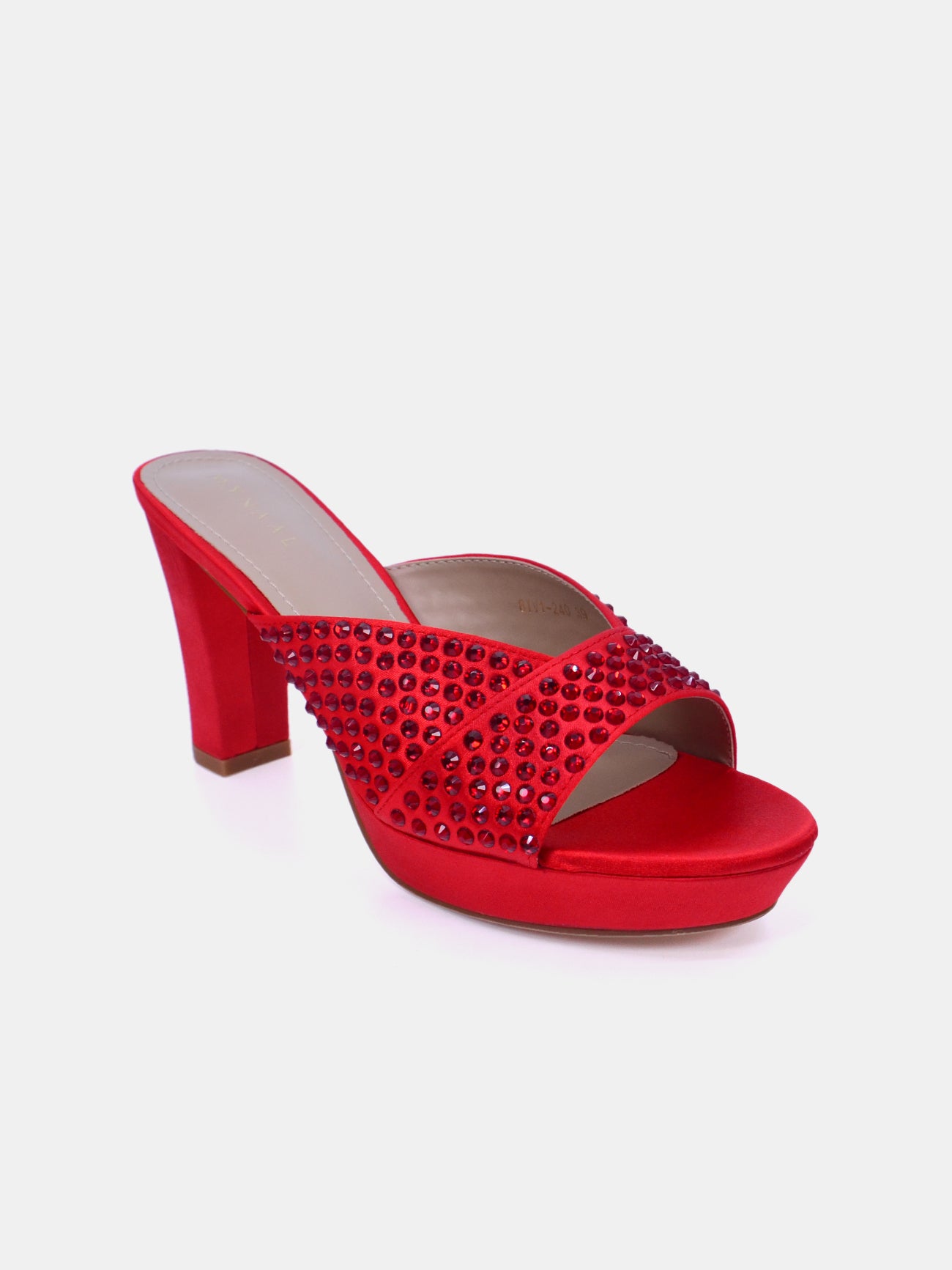 Mynaal Allura Women's Platform Sandals #color_Red
