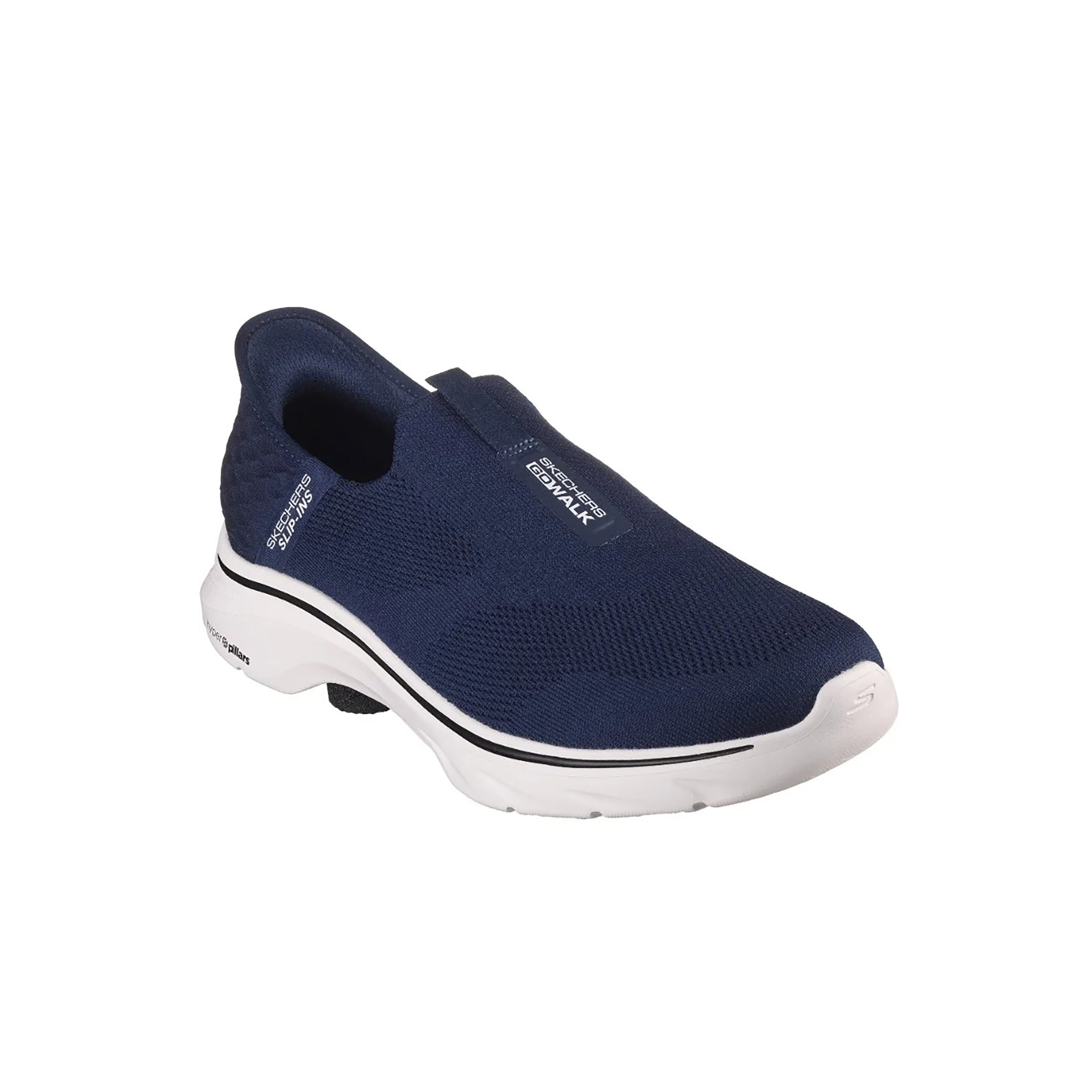 Skechers Men's Go Walk 7 - Easy On 2 Extra Wide Fit Shoes #color_navy