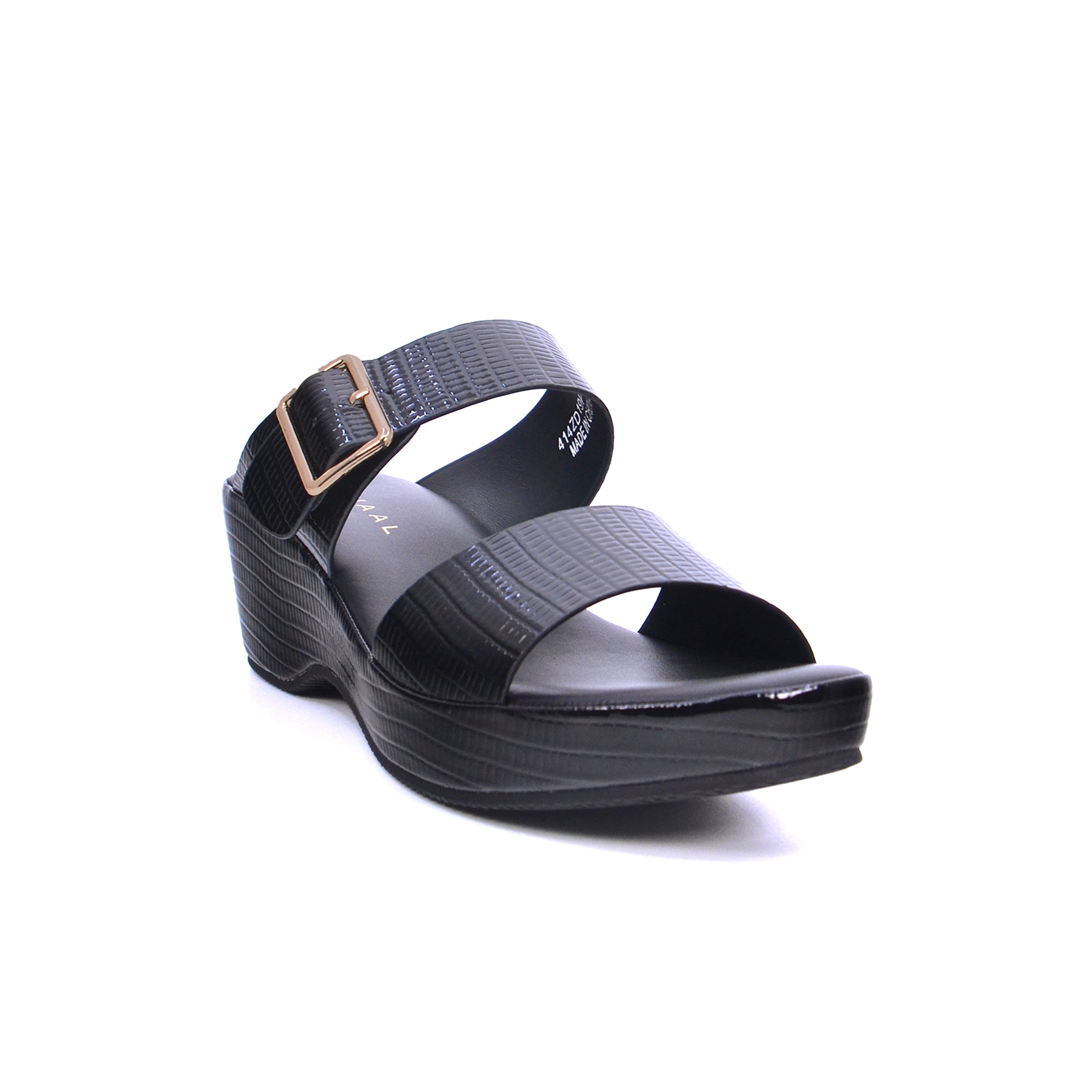 Mynaal 414Zd19P Women's Slip-On Sandal #color_Black