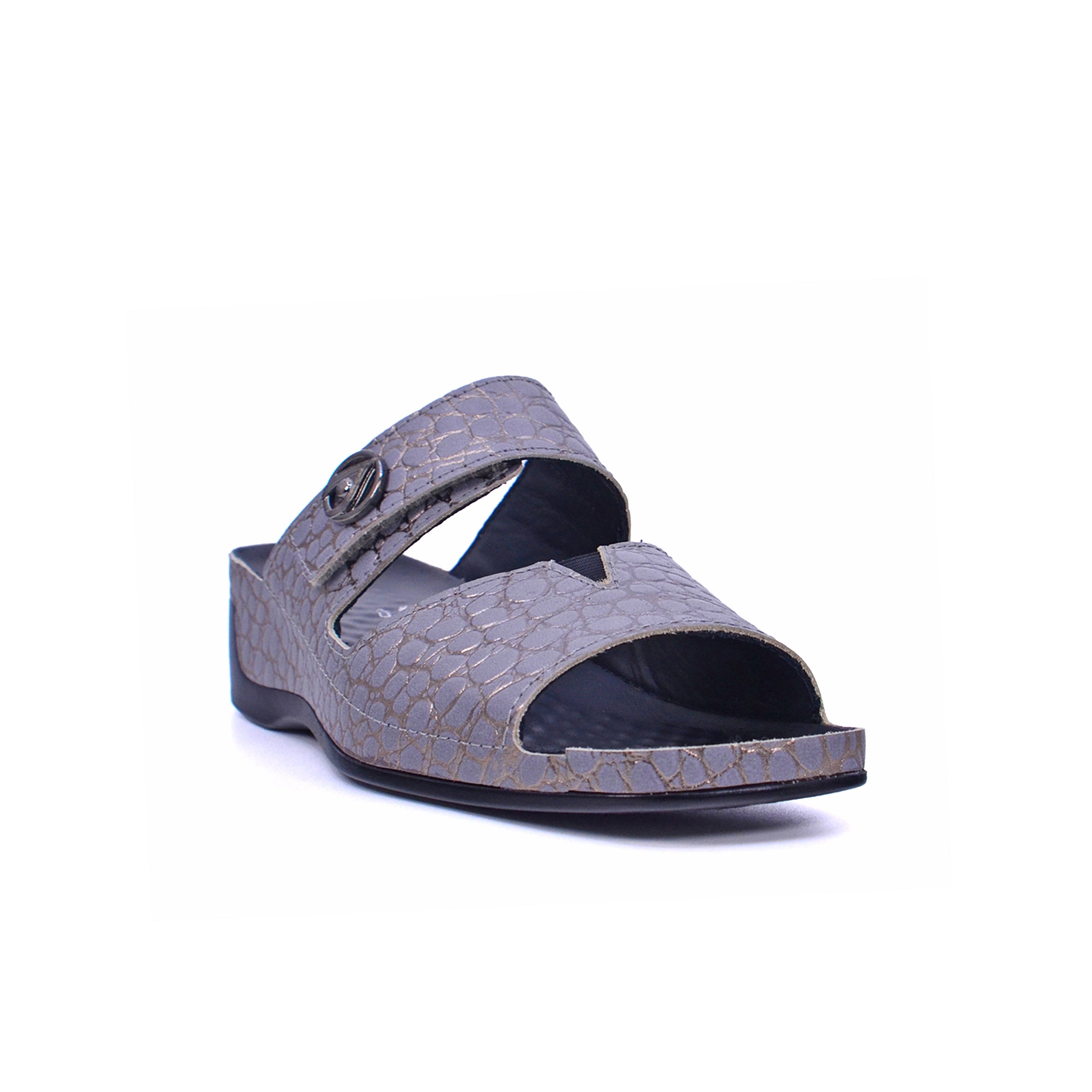 Vital Tina - Reptil 08066-492-71 Women's Sandals #color_Silver