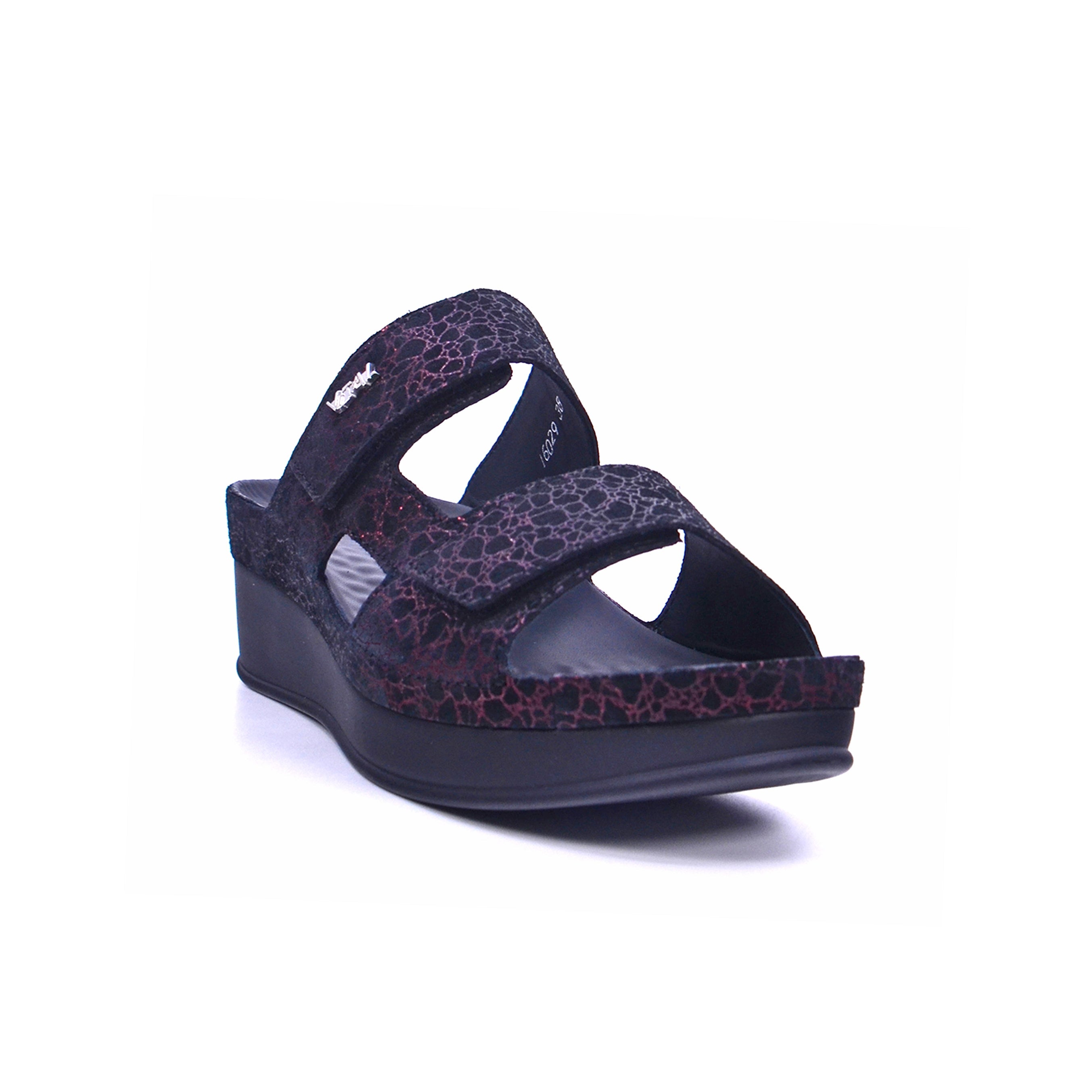 Vital Lara - Cavour 16029S-510-46 Women's Sandals #color_Maroon