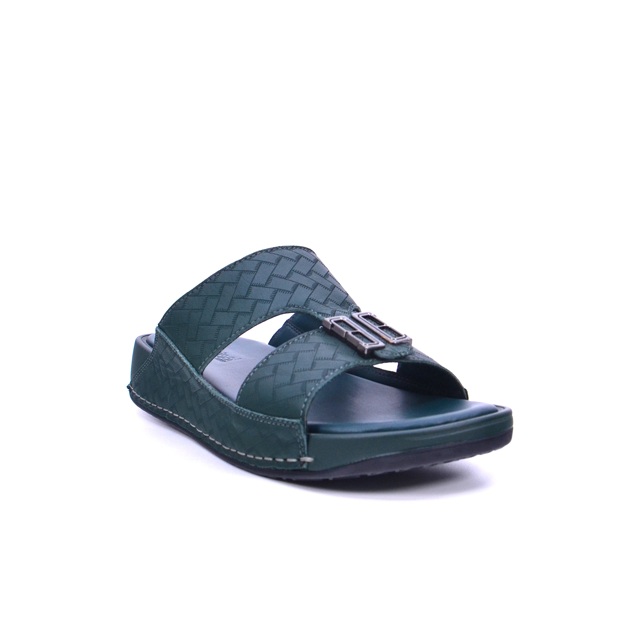Barjeel Uno 2368-1 Men's Arabic Sandals #color_Green