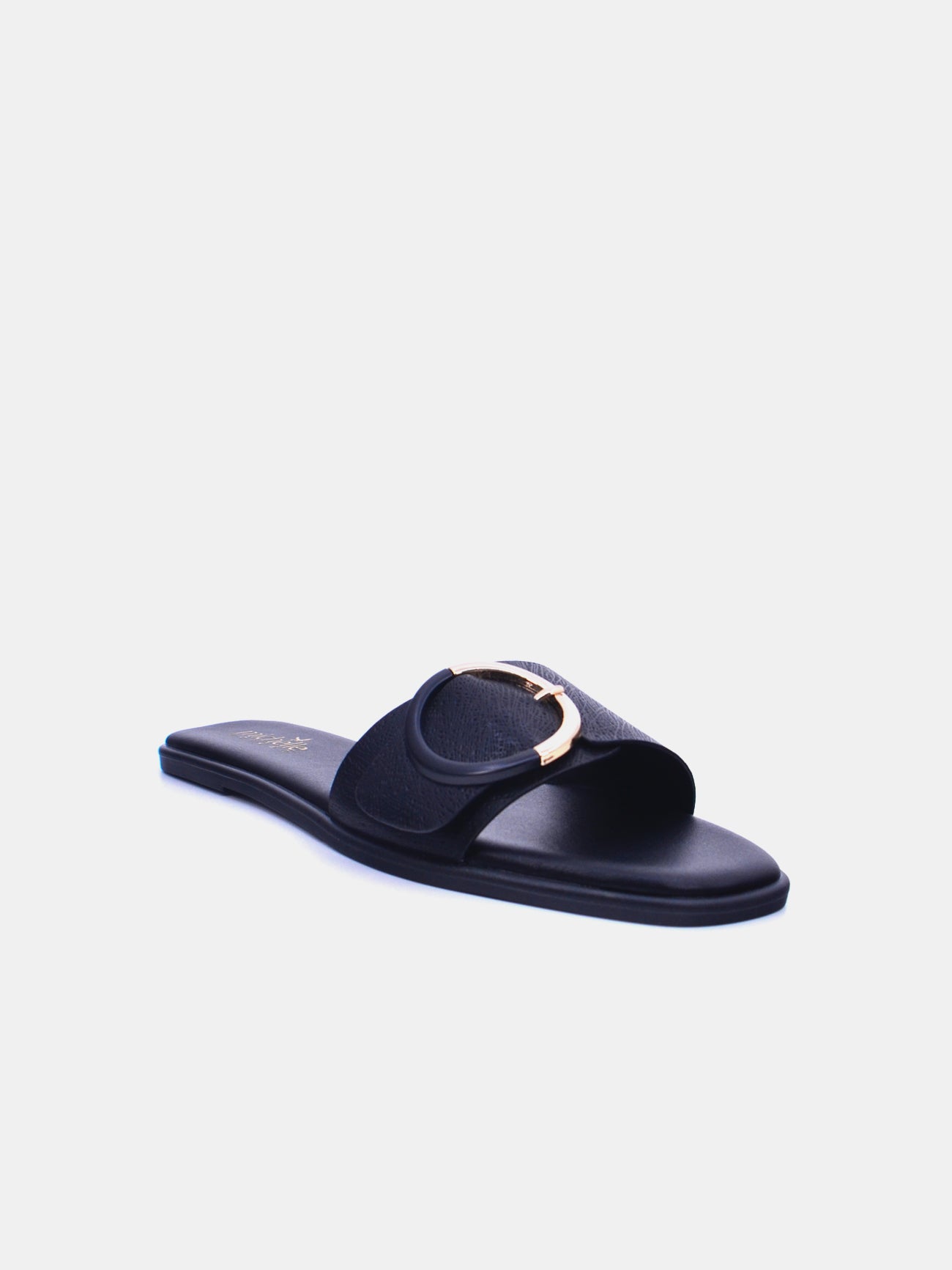 Michelle Morgan 114RL105 Women's Flat Sandals #color_Black