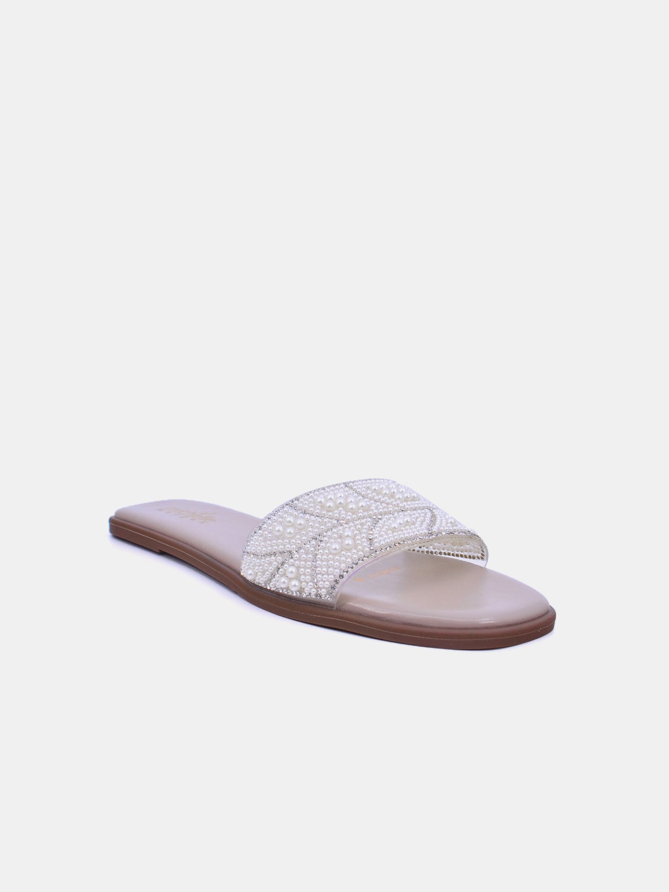 Michelle Morgan 314XG101 Women's Flat Sandals #color_White