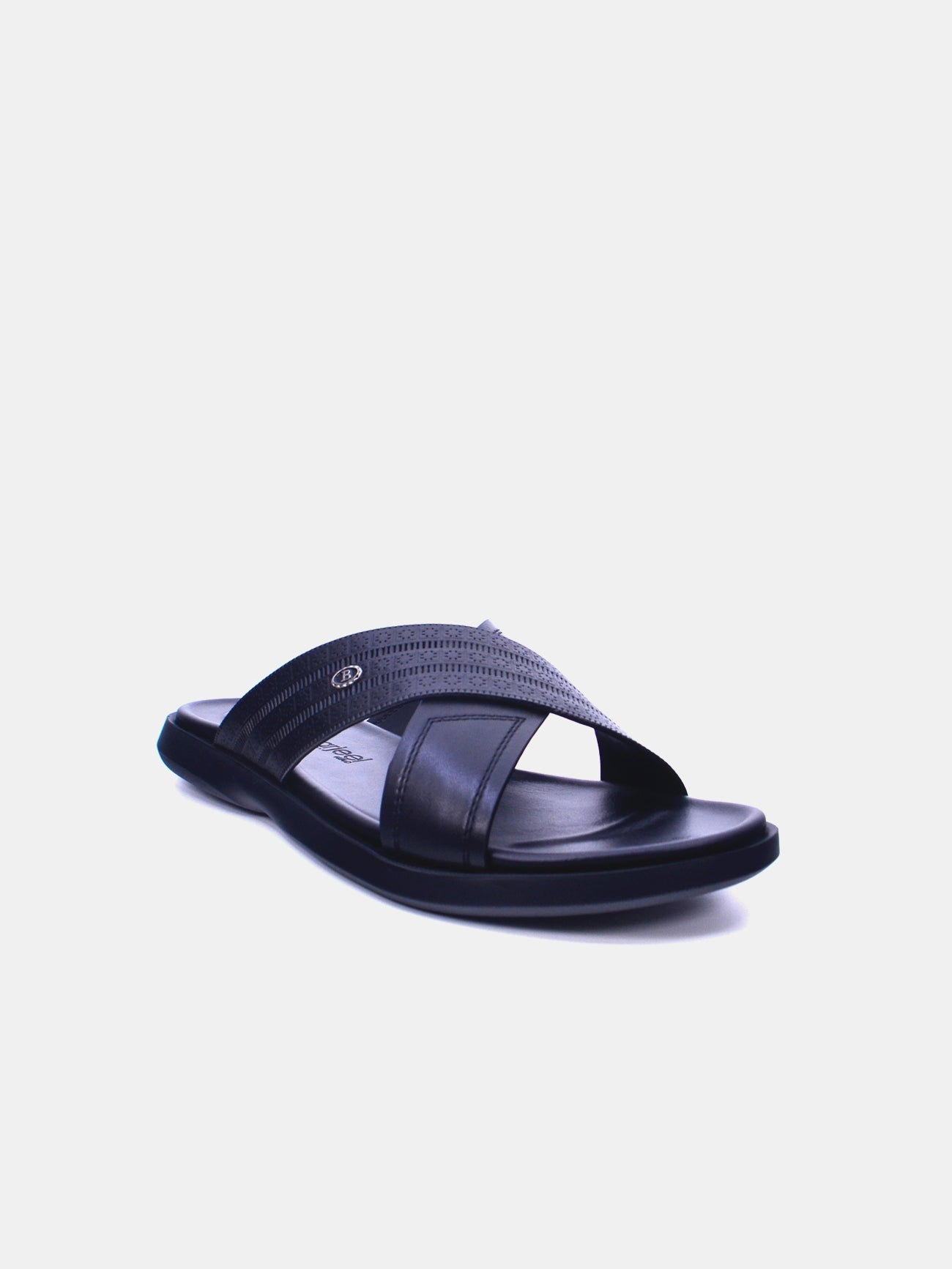 Barjeel Uno 8096-11 Men's Sandals #color_Black