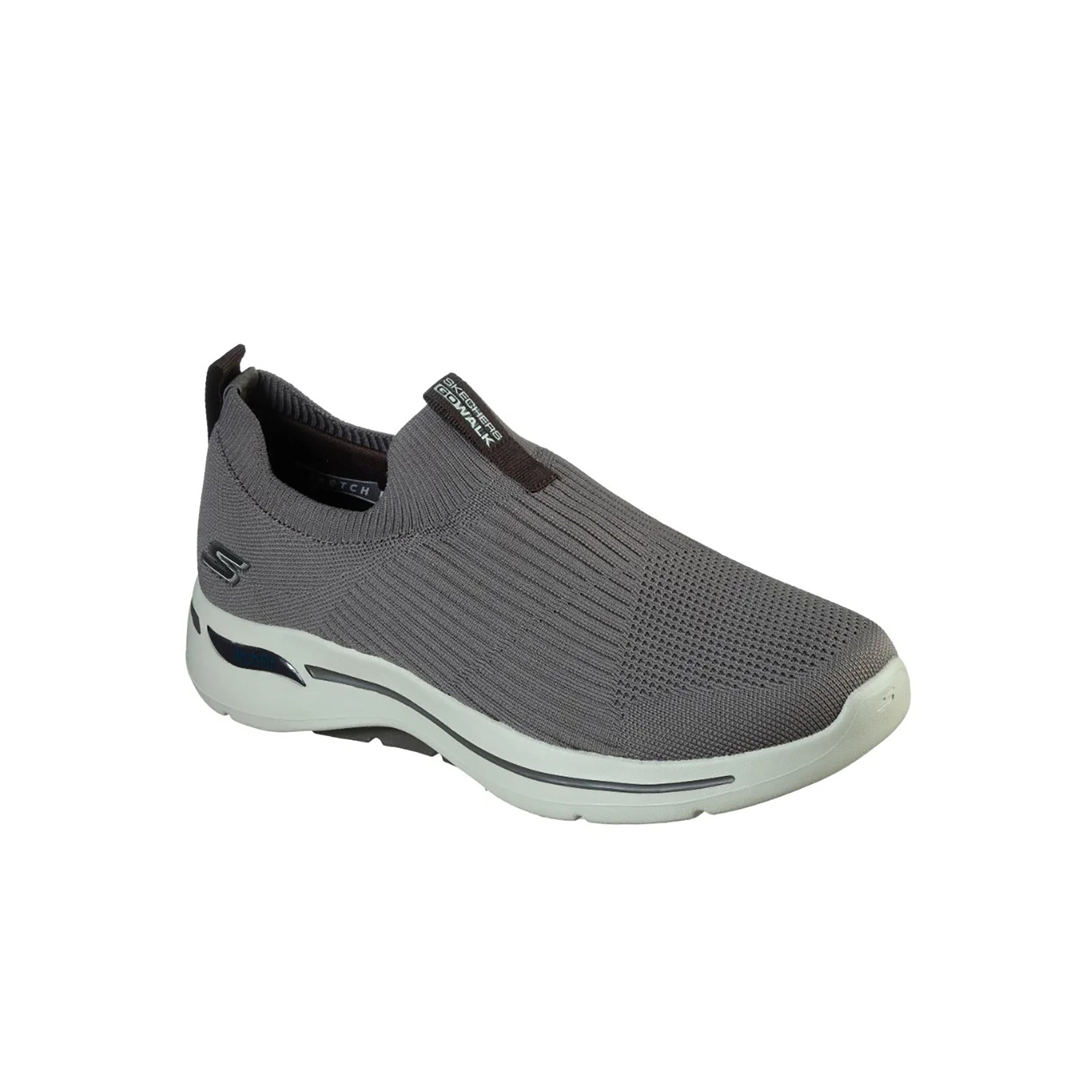 Skechers Men's Go Walk Arch Fit Iconic Extra Wide Shoes #color_brown