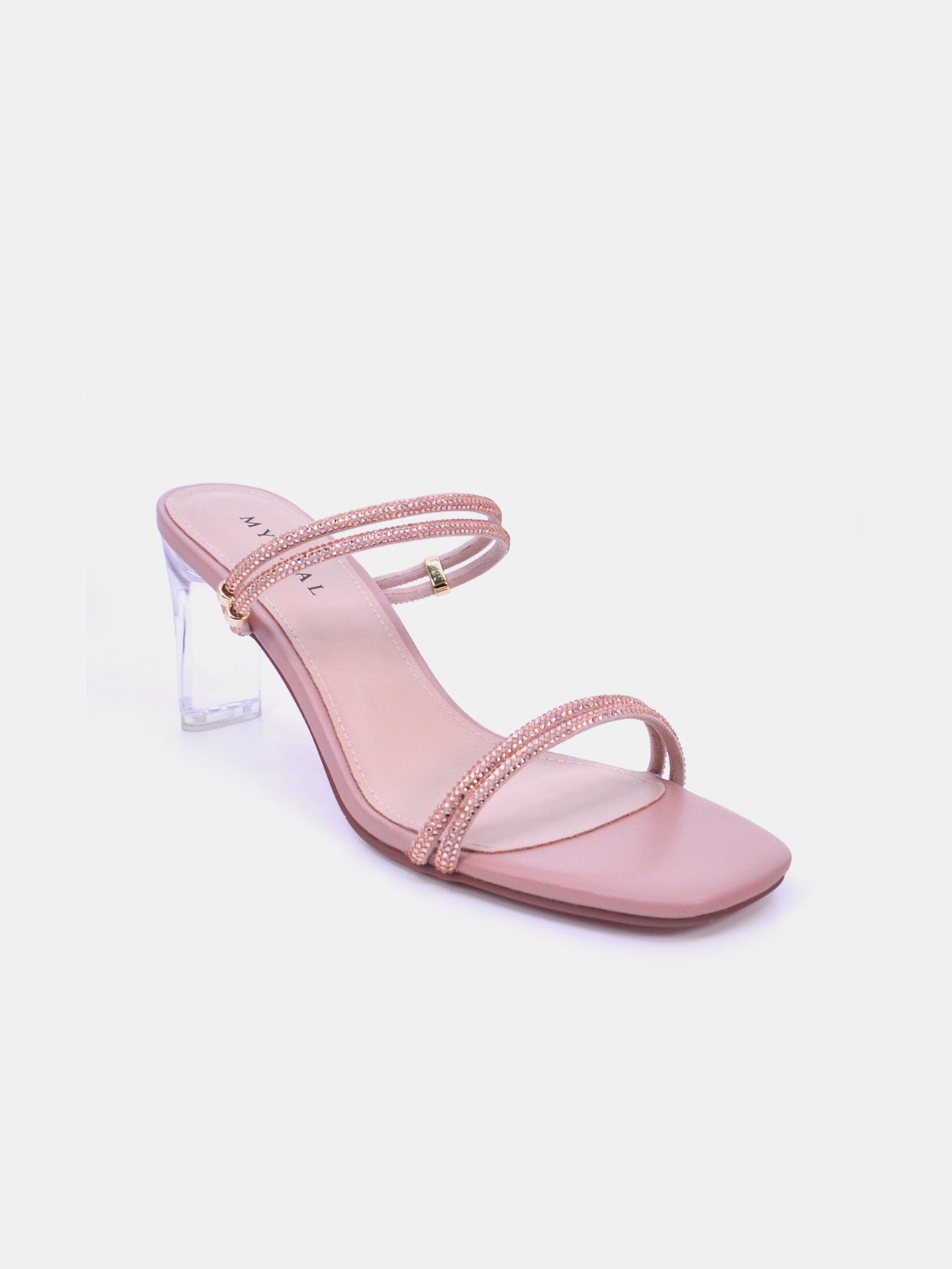 Mynaal Vesta Women's Block Heel Sandals #color_Pink