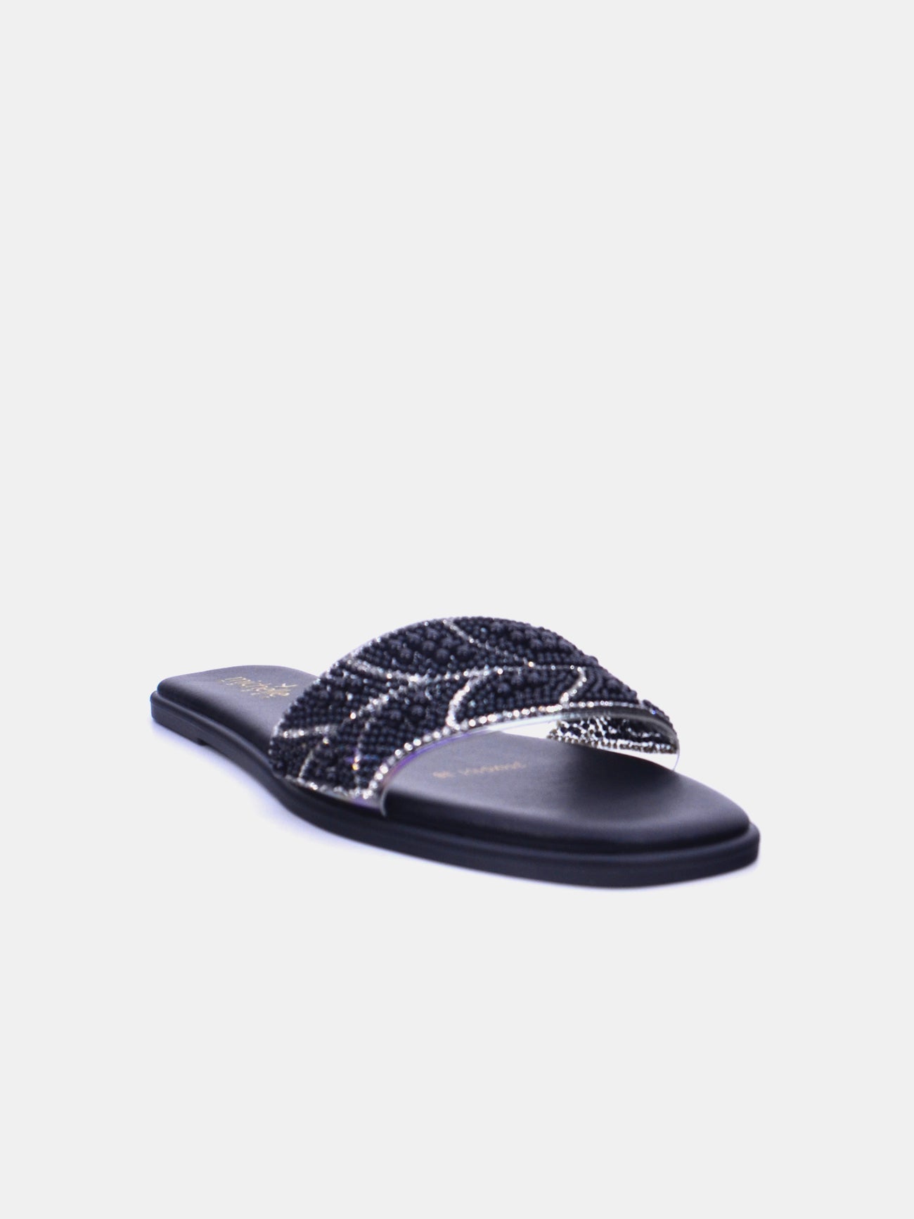 Michelle Morgan 314XG101 Women's Flat Sandals #color_Black