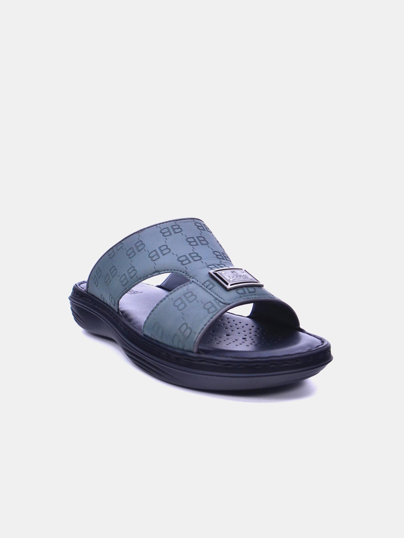 Barjeel Uno 21410-13 Men's Arabic Sandals #color_Gray