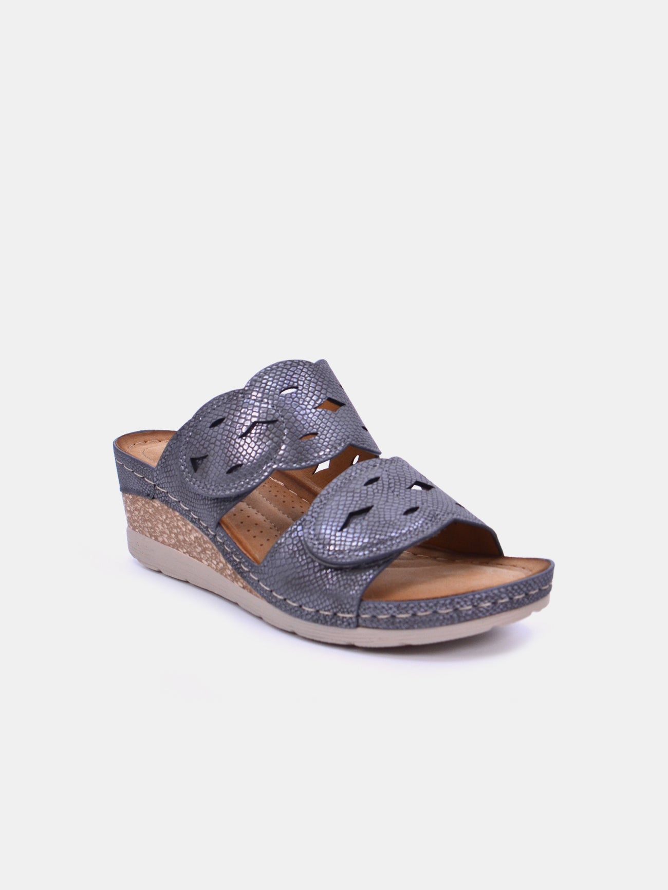 Romika 36604-AR633 Wedge Sandals #color_Grey