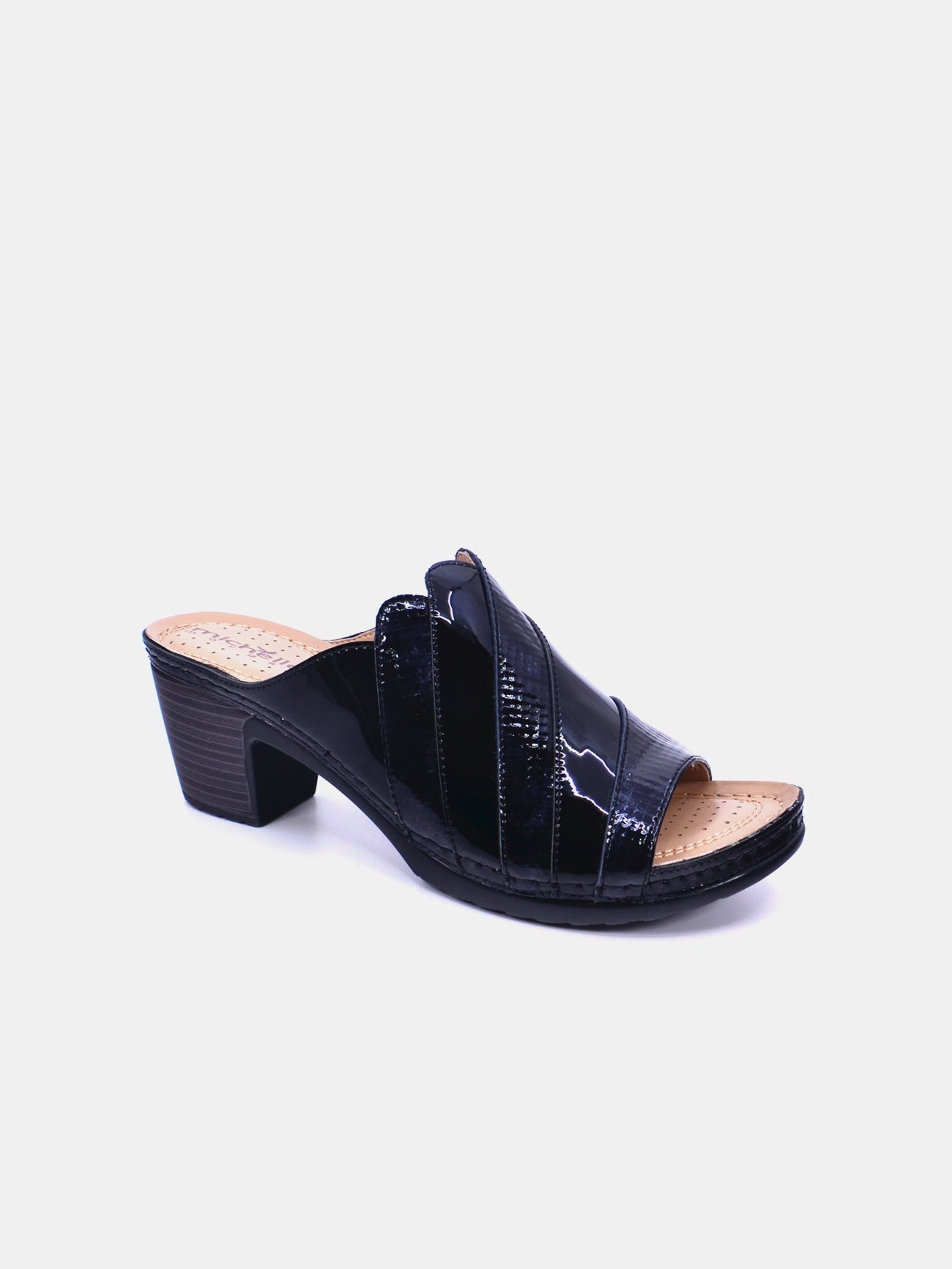 Michelle Morgan 221-2 Women's Heeled Sandals #color_Black