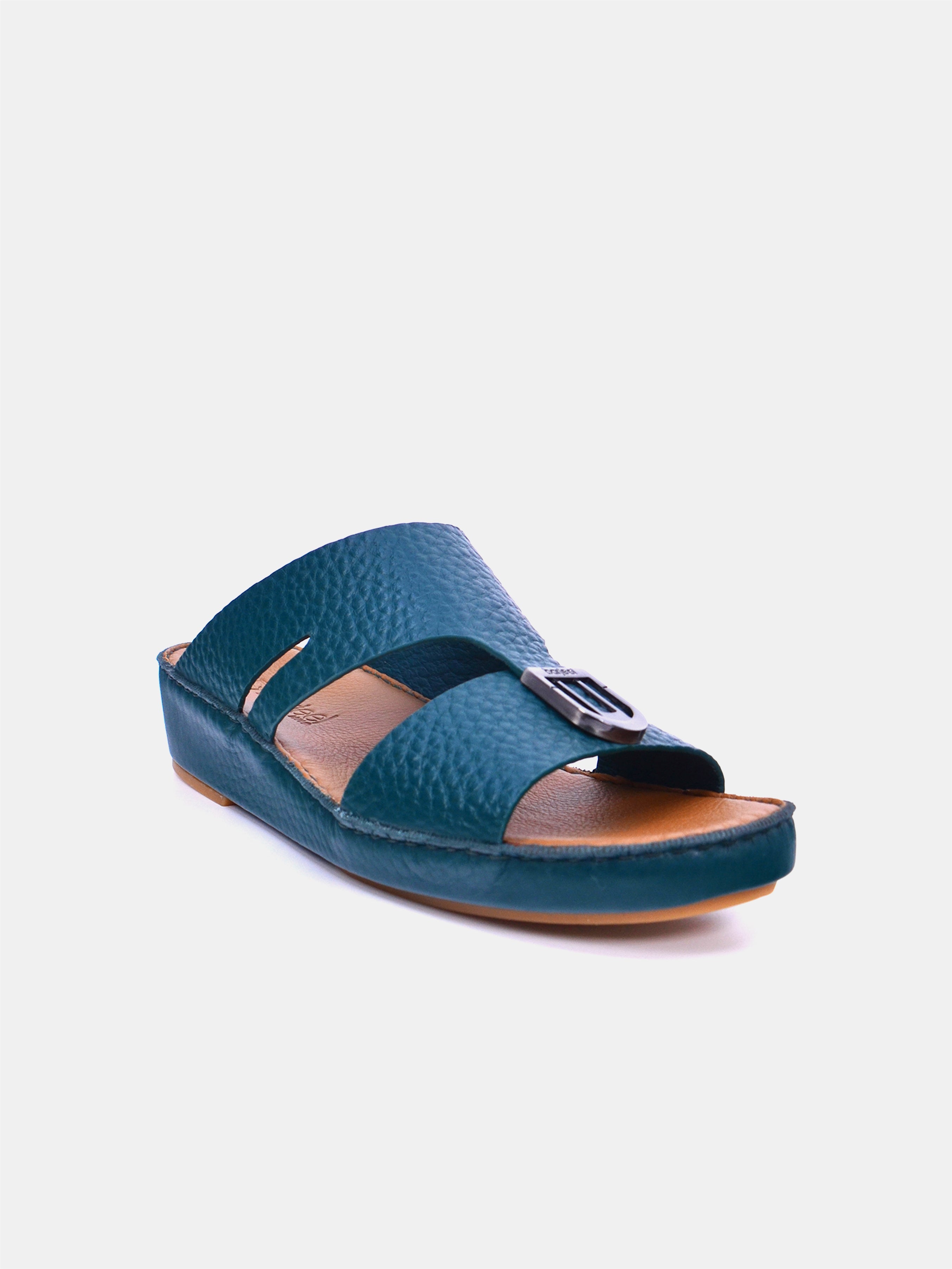 Barjeel Uno BS39 Men's Arabic Sandals #color_Green