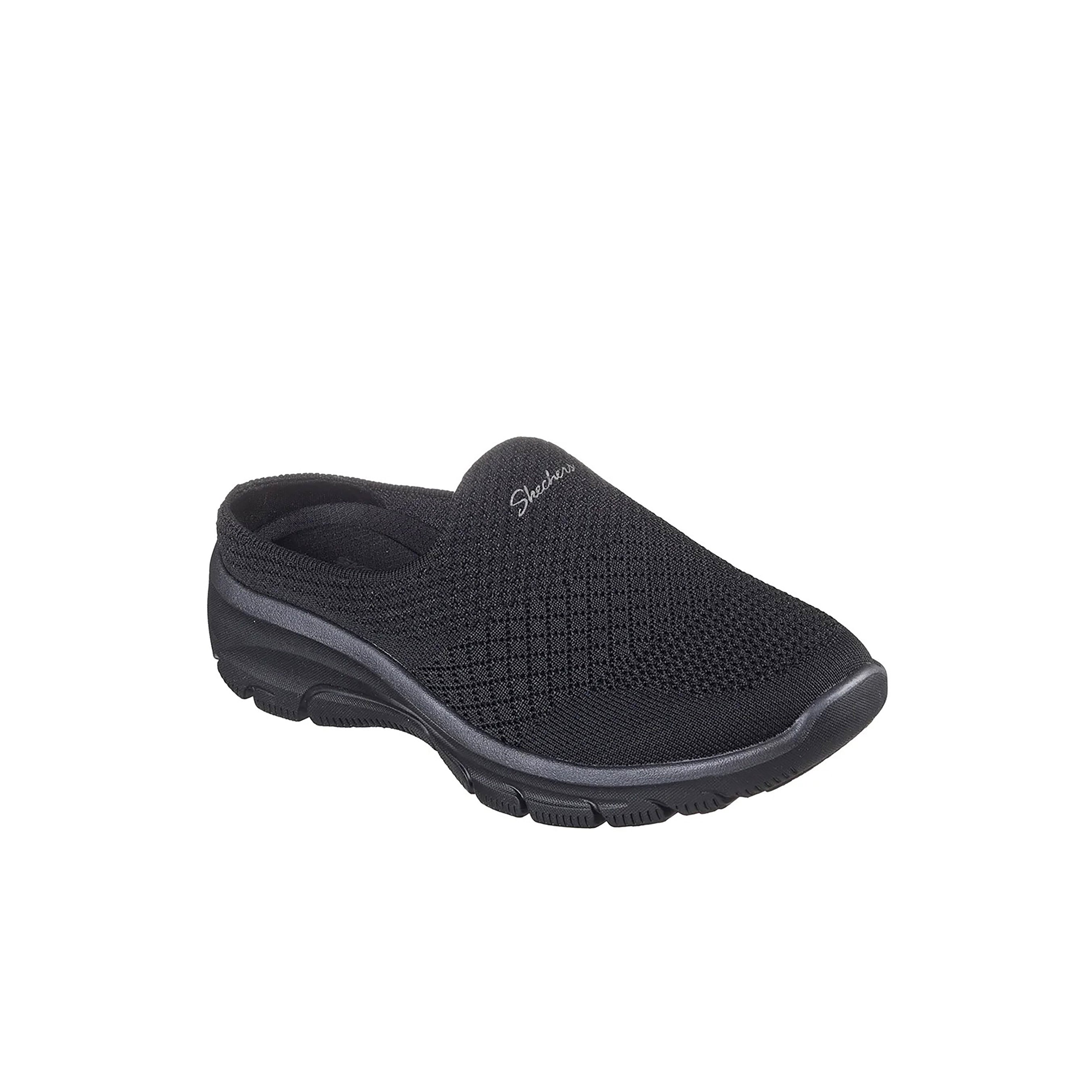Skechers Women's Relaxed Fit: Easy Going - Open Flow Shoes #color_Black