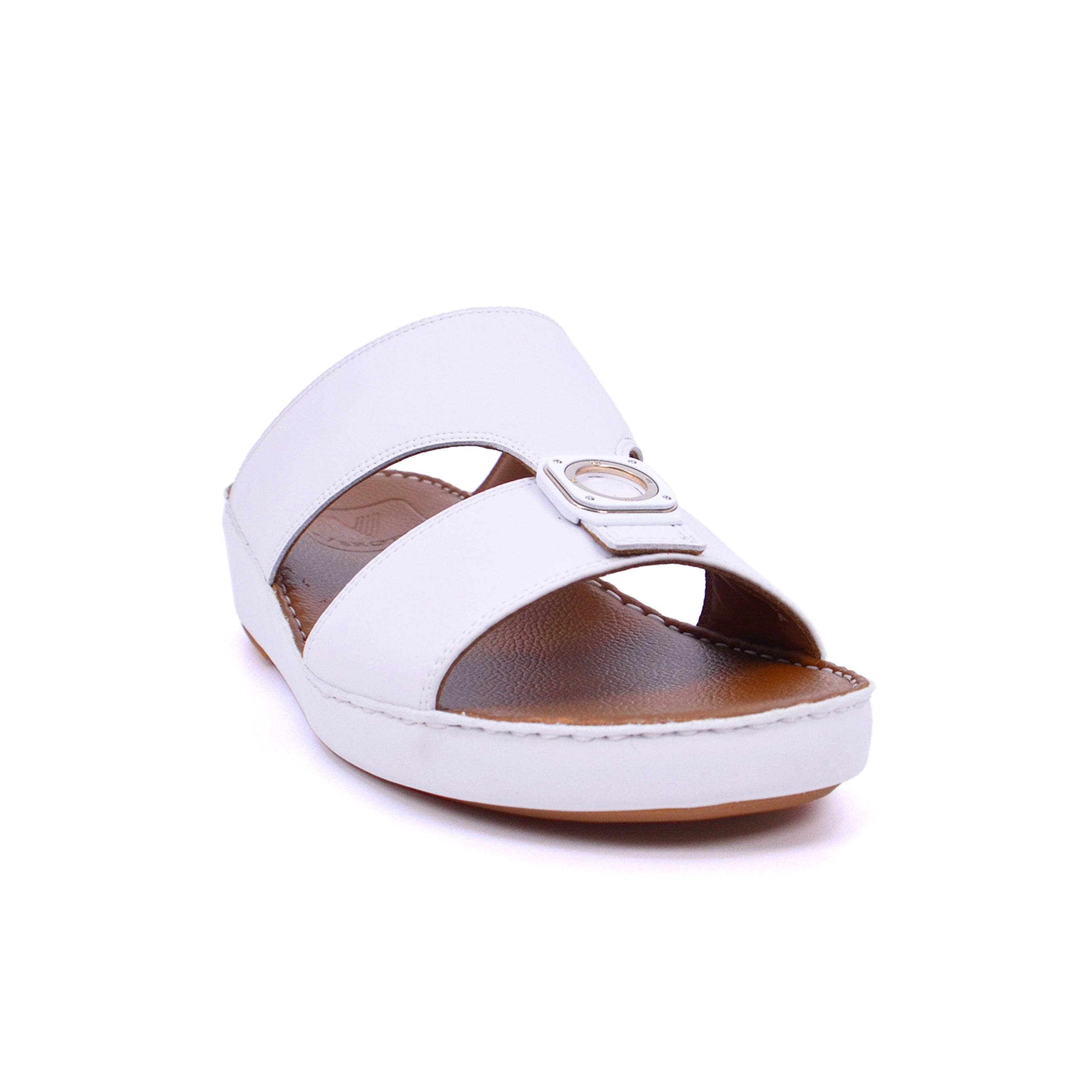 Verotti VTS-67 Men's Arabic Sandals #color_White