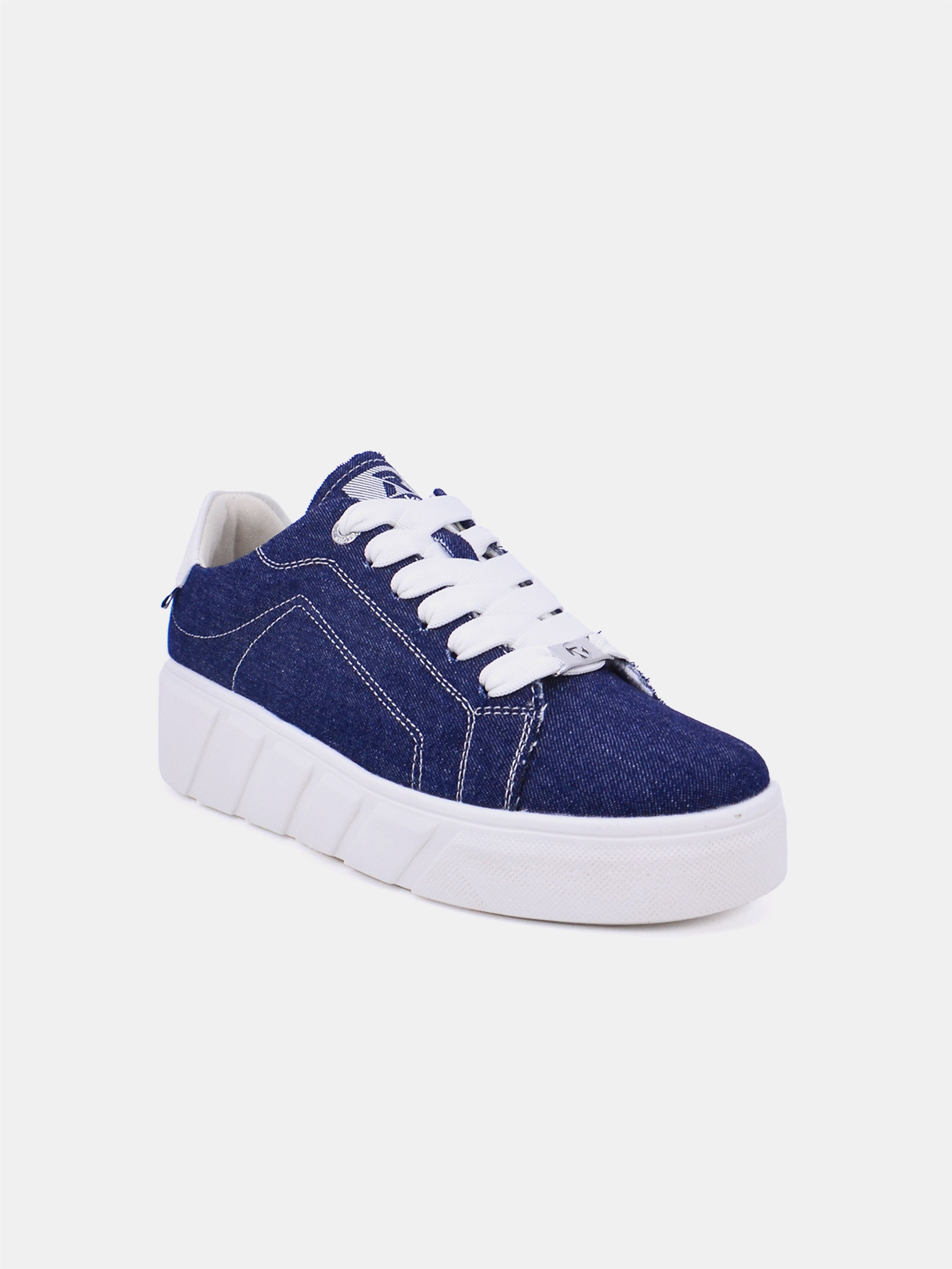 Rieker W0501 Women Casual Shoes #color_Blue