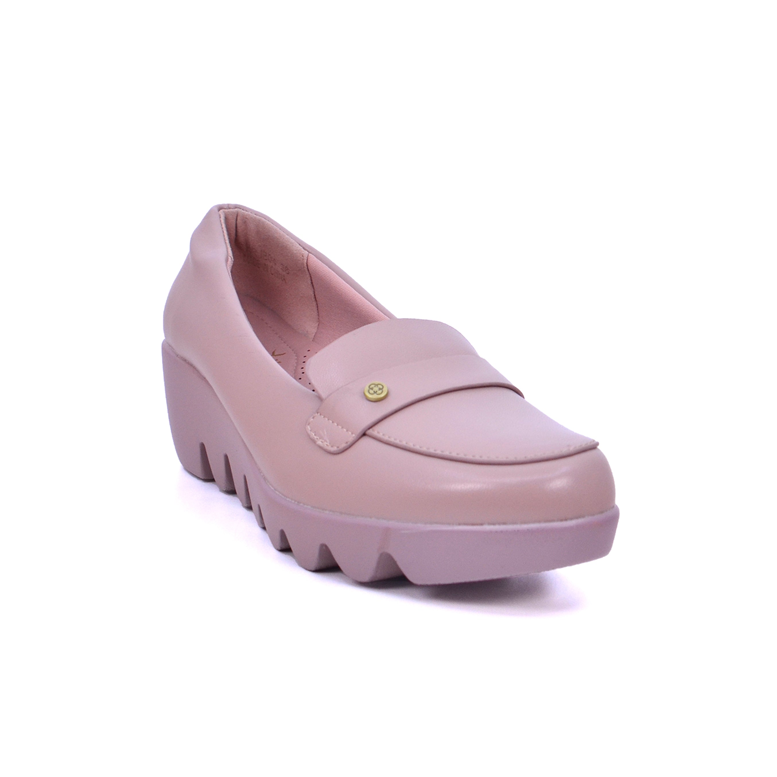 092-2476 Michelle Morgan 219RJB04 Women's Flatform Shoes #color_Beige