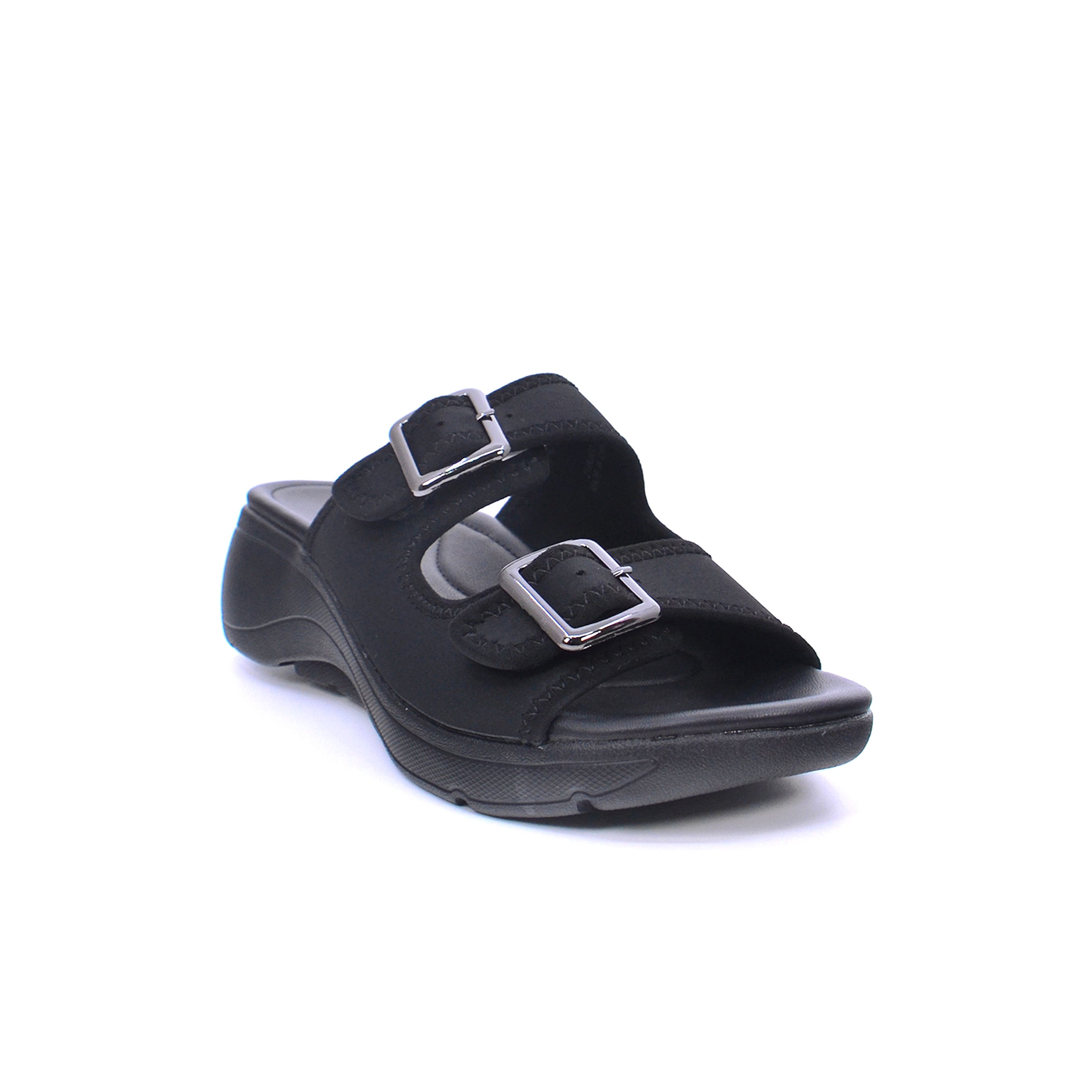Mynaal 214Rj533 Women's Slide Sandal #color_Black