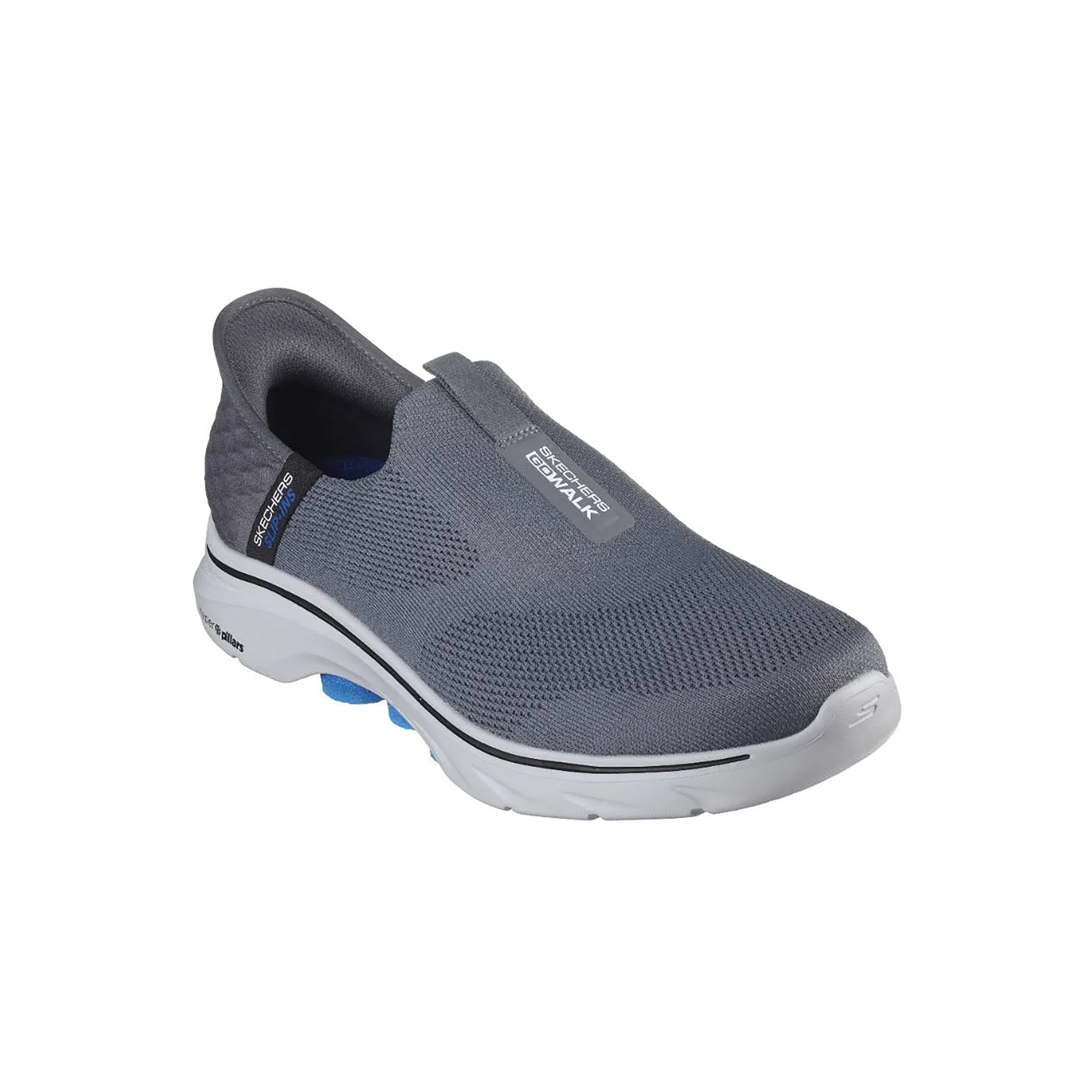Skechers Men's Go Walk 7 - Easy On 2 Extra Wide Fit Shoes #color_gray