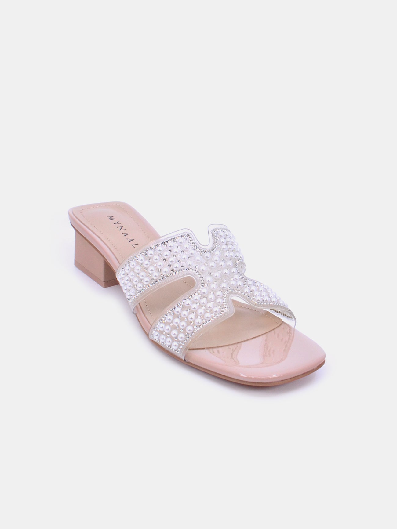 Mynaal Zyla Women's Block Heel Sandals #color_Pink