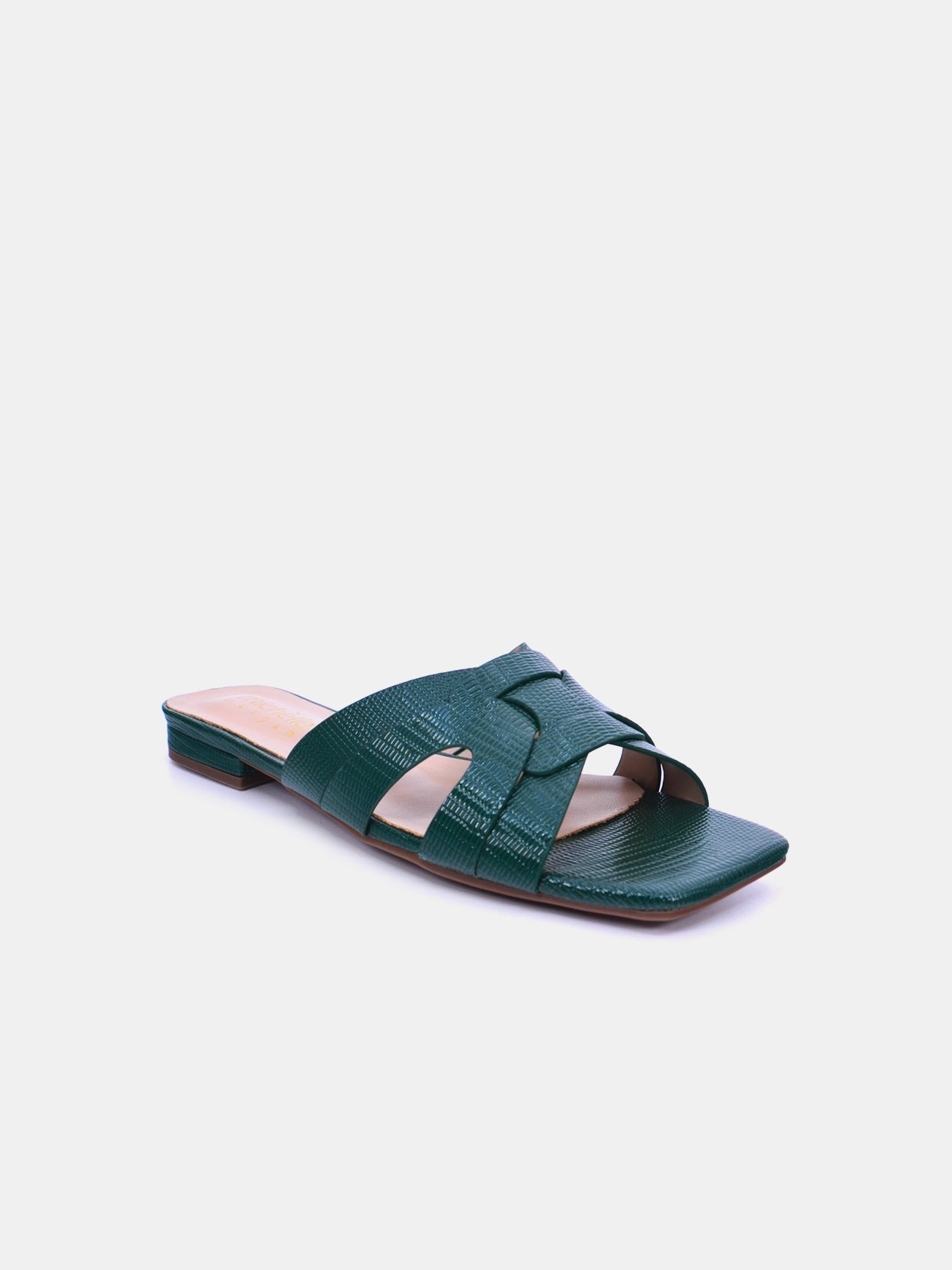 Michelle Morgan 213RJ366 Women's Flat Sandals #color_Green