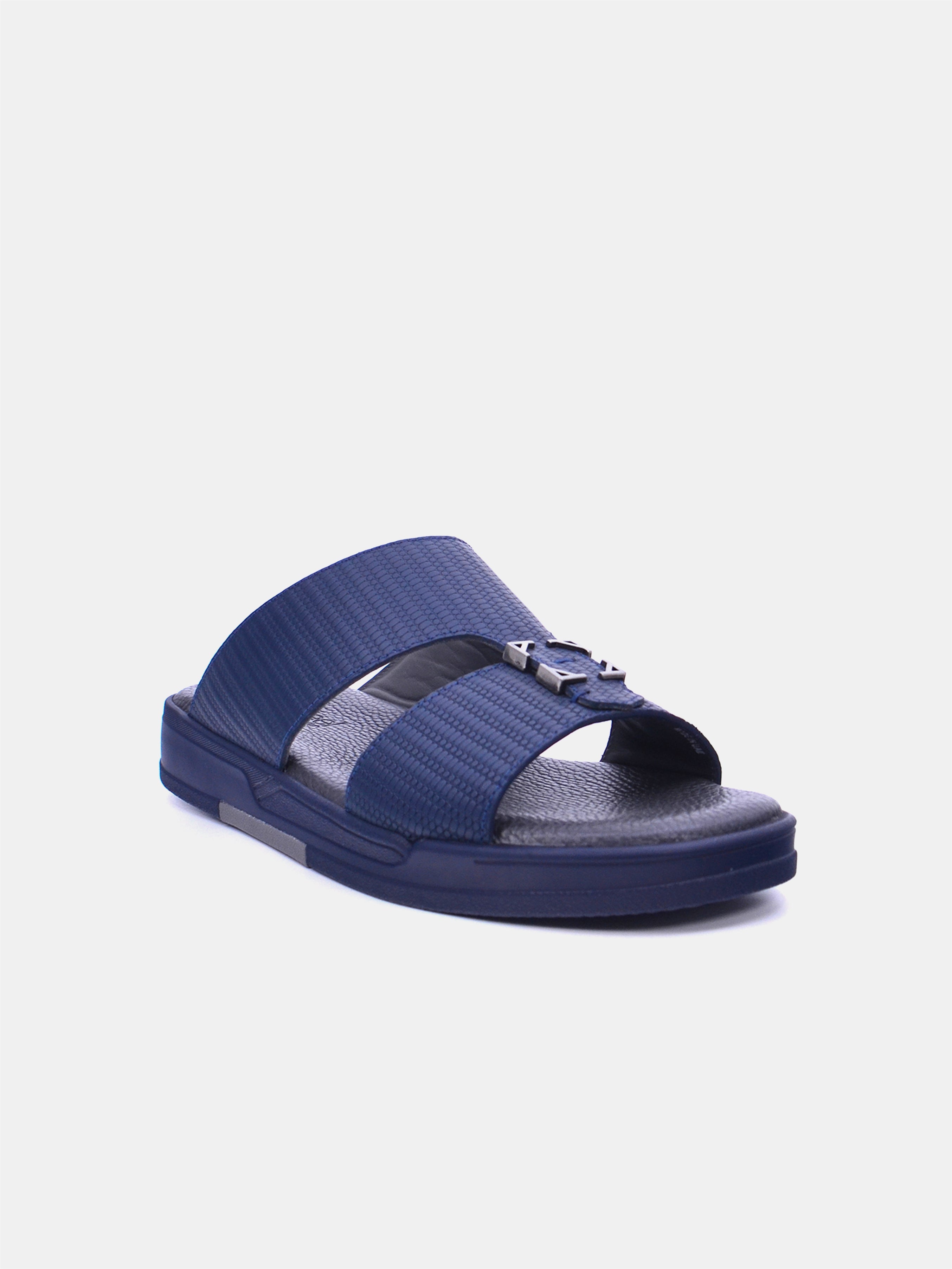 Barjeel Uno MSA133 Men Arabic Sandals #color_Navy