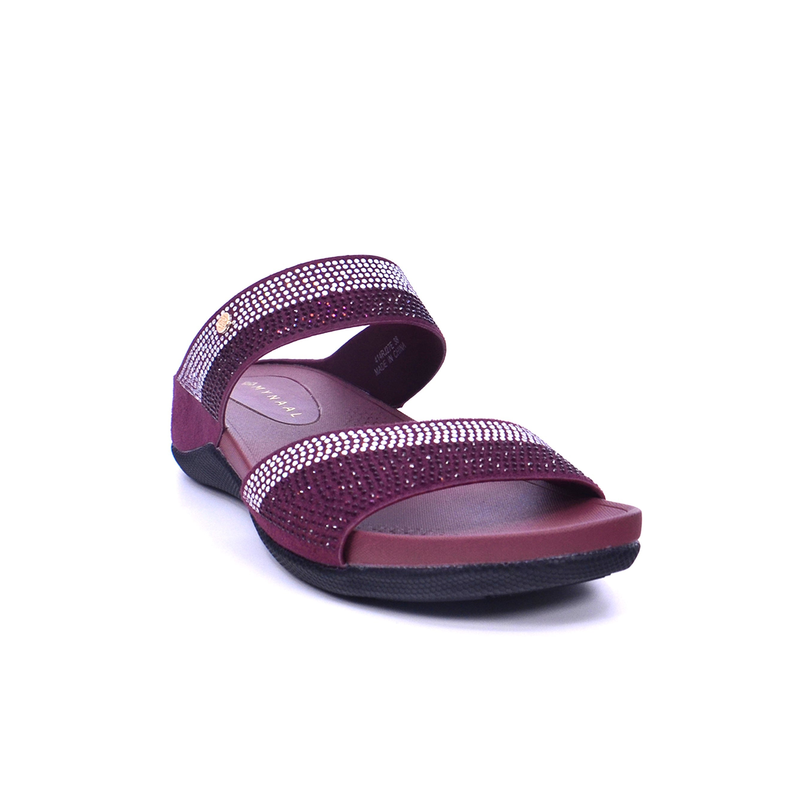 Mynaal 414Rj60J Women's Wedge Sandal #color_Maroon