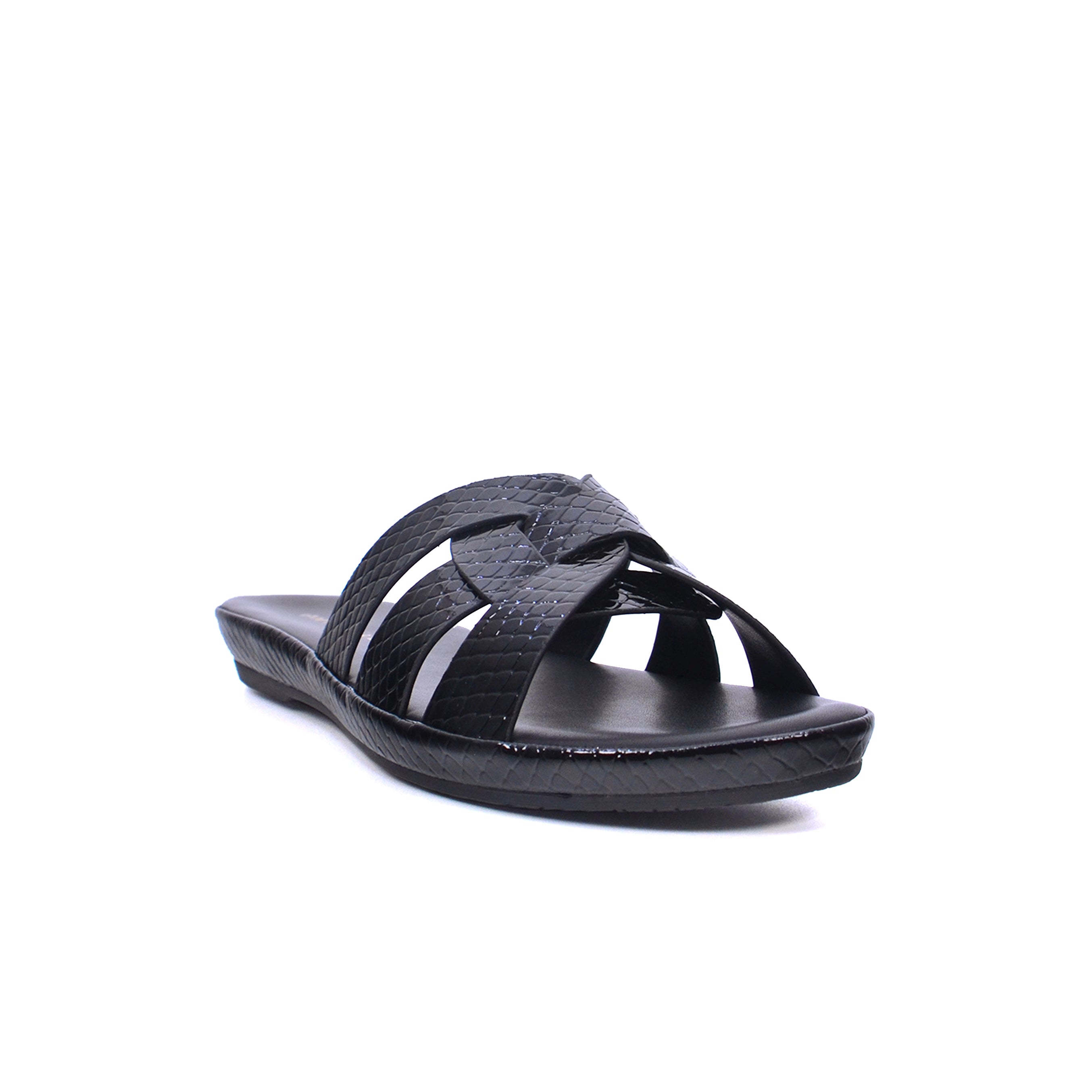 Mynaal 414Zd671 Women's Flat Sandal #color_Black