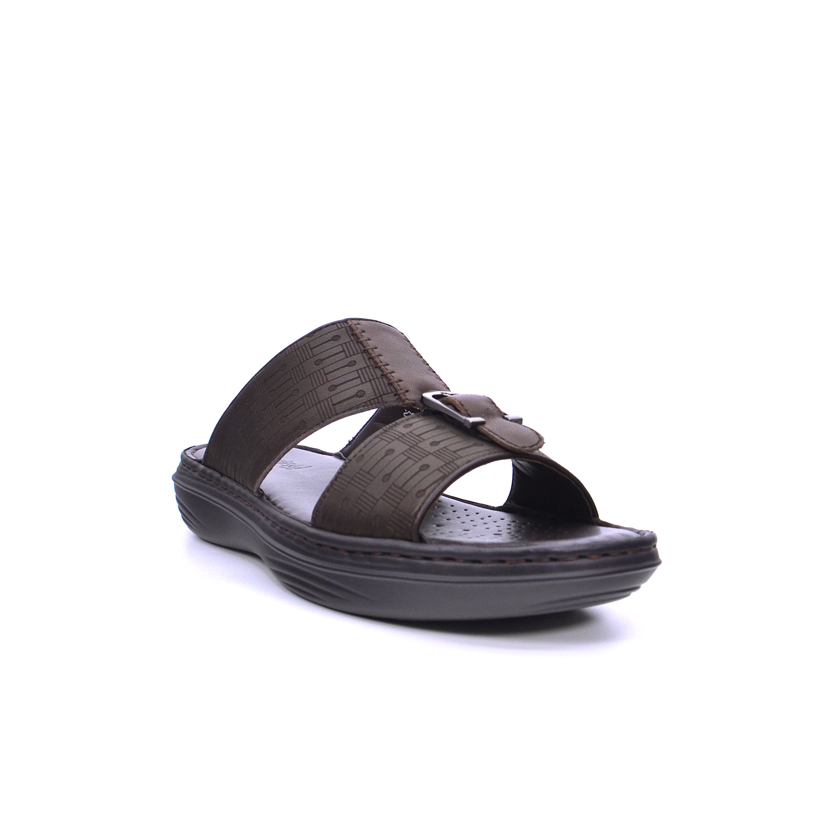 Barjeel Uno 21410-11 Men's Arabic Sandals #color_Brown