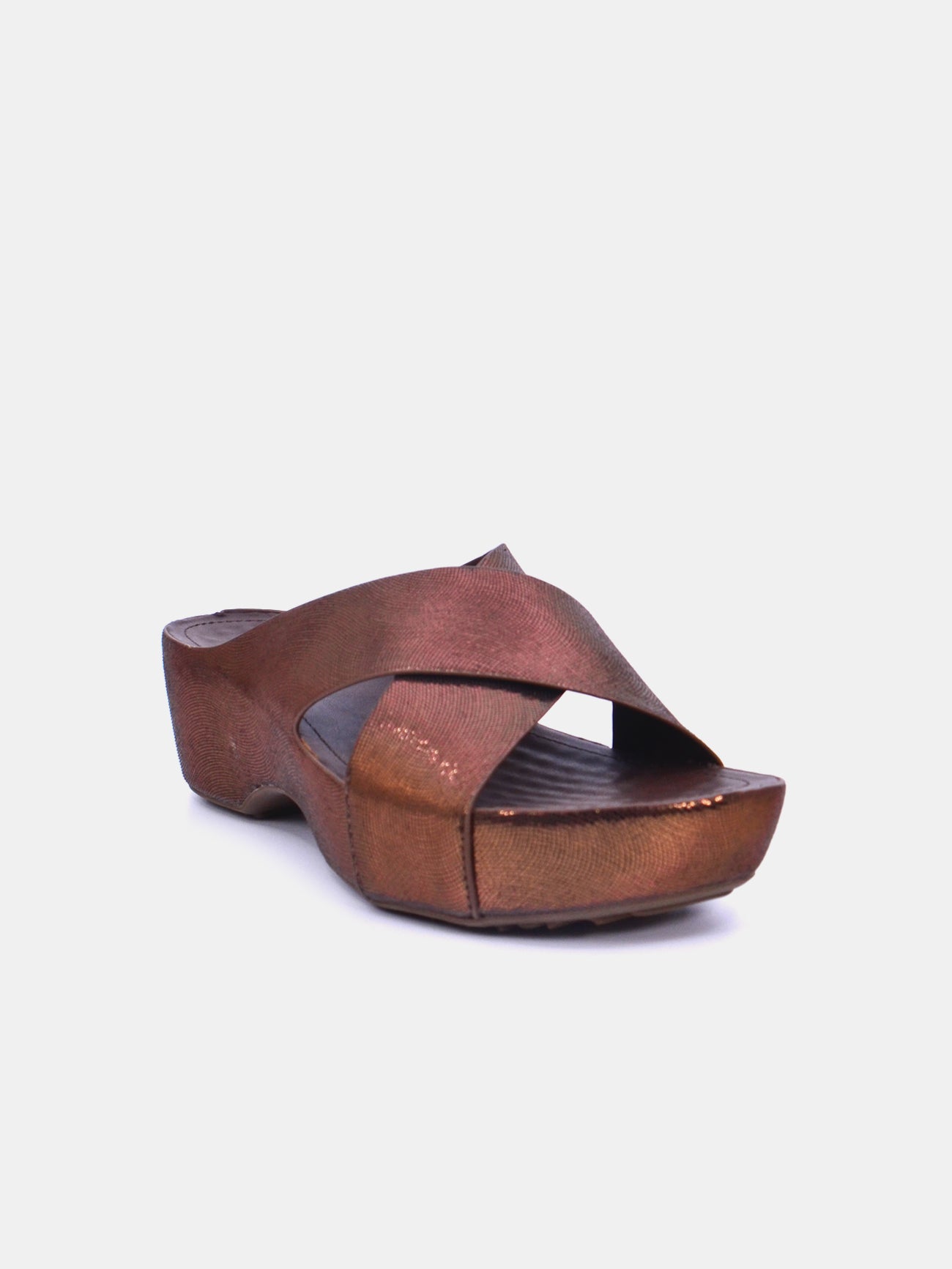 Michelle Morgan 214RJ955 Women's Wedge Sandals #color_Brown