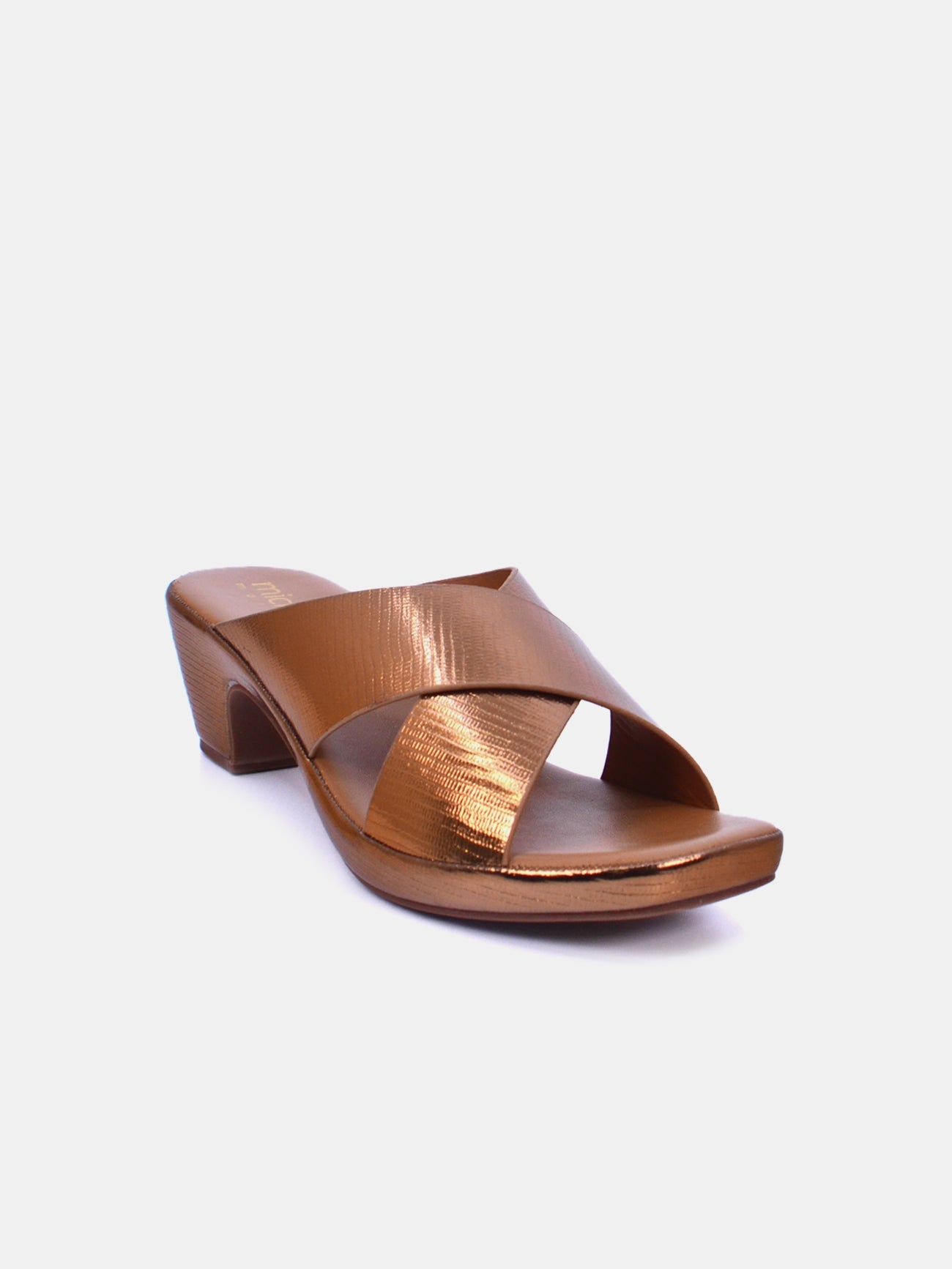 Michelle Morgan 114ZD126 Women's Heeled Sandals #color_Brown