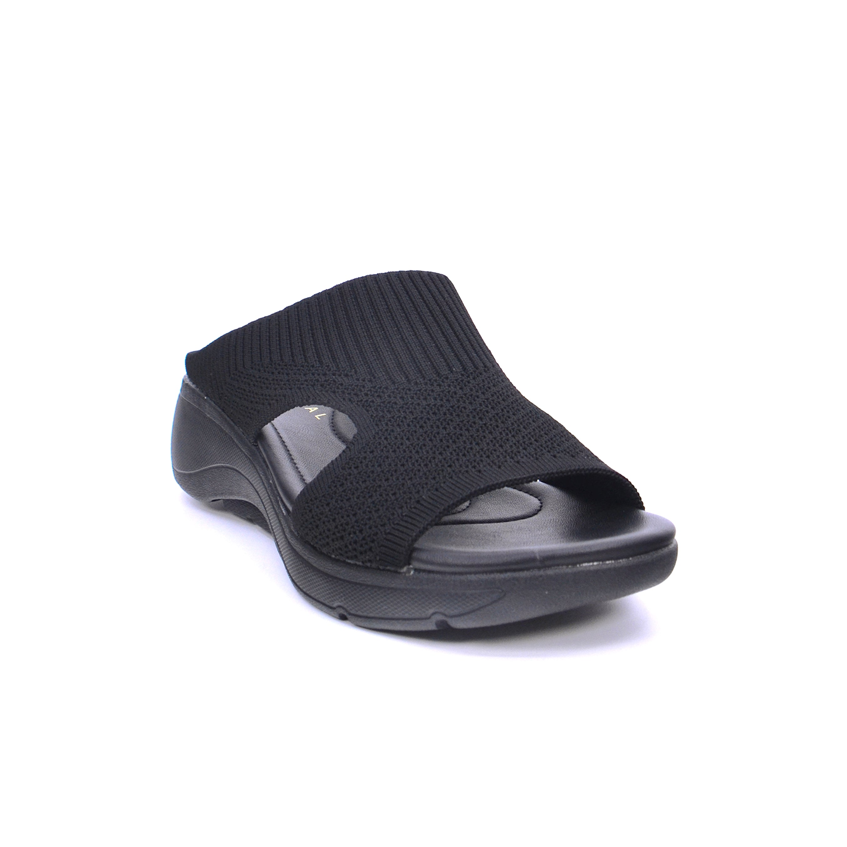 Mynaal 414Rj383 Women's Slip-On Sandal #color_Black