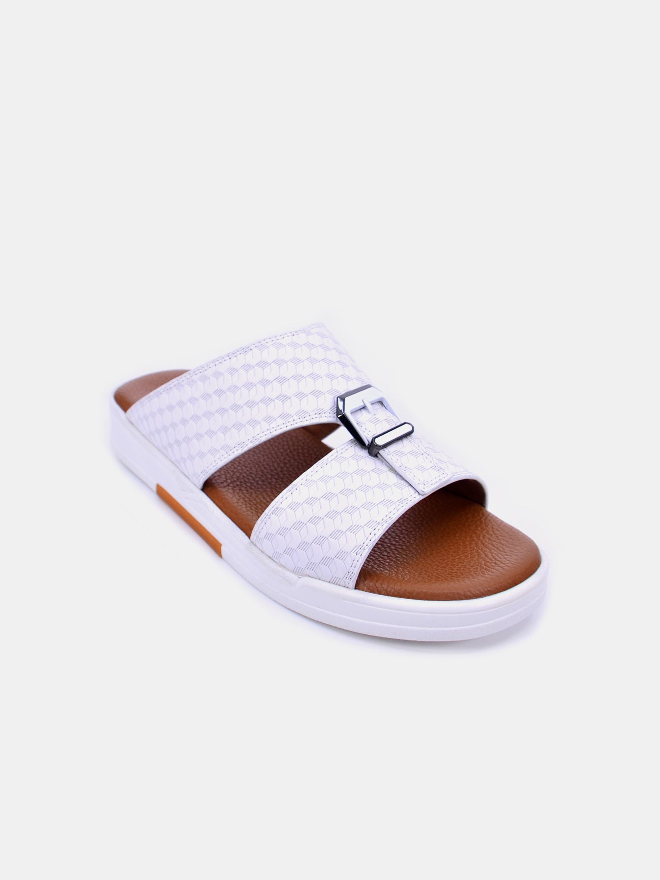 Barjeel Uno BJM 11 Men's Sandals #color_White