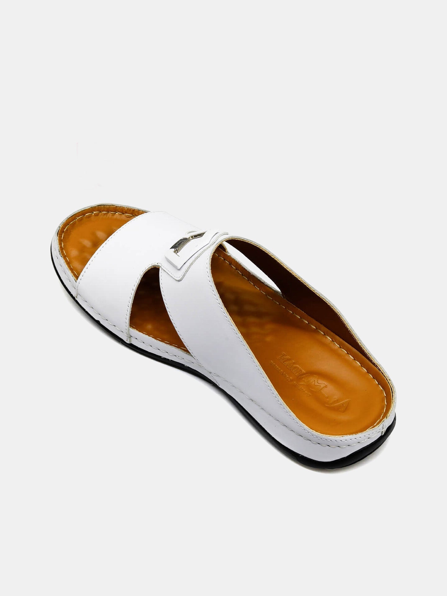 Al Maidan K-616 Men's Arabic Sandals #color_White