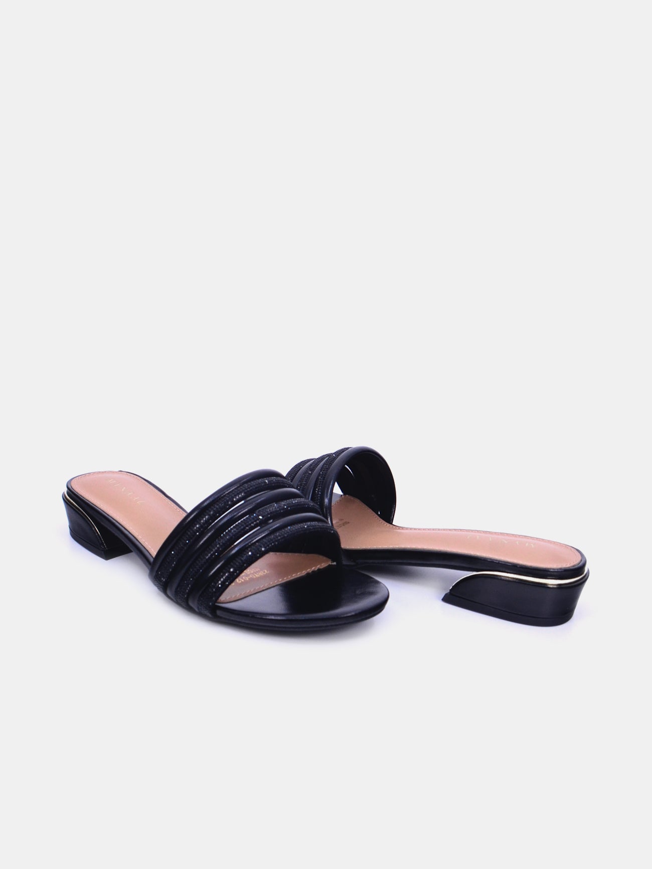 Mynaal Ophelia Women's Flat Sandals #color_Black