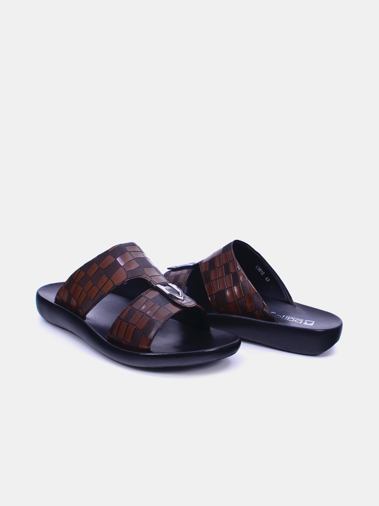 Barjeel Uno 63092 Men's Sandals #color_Brown