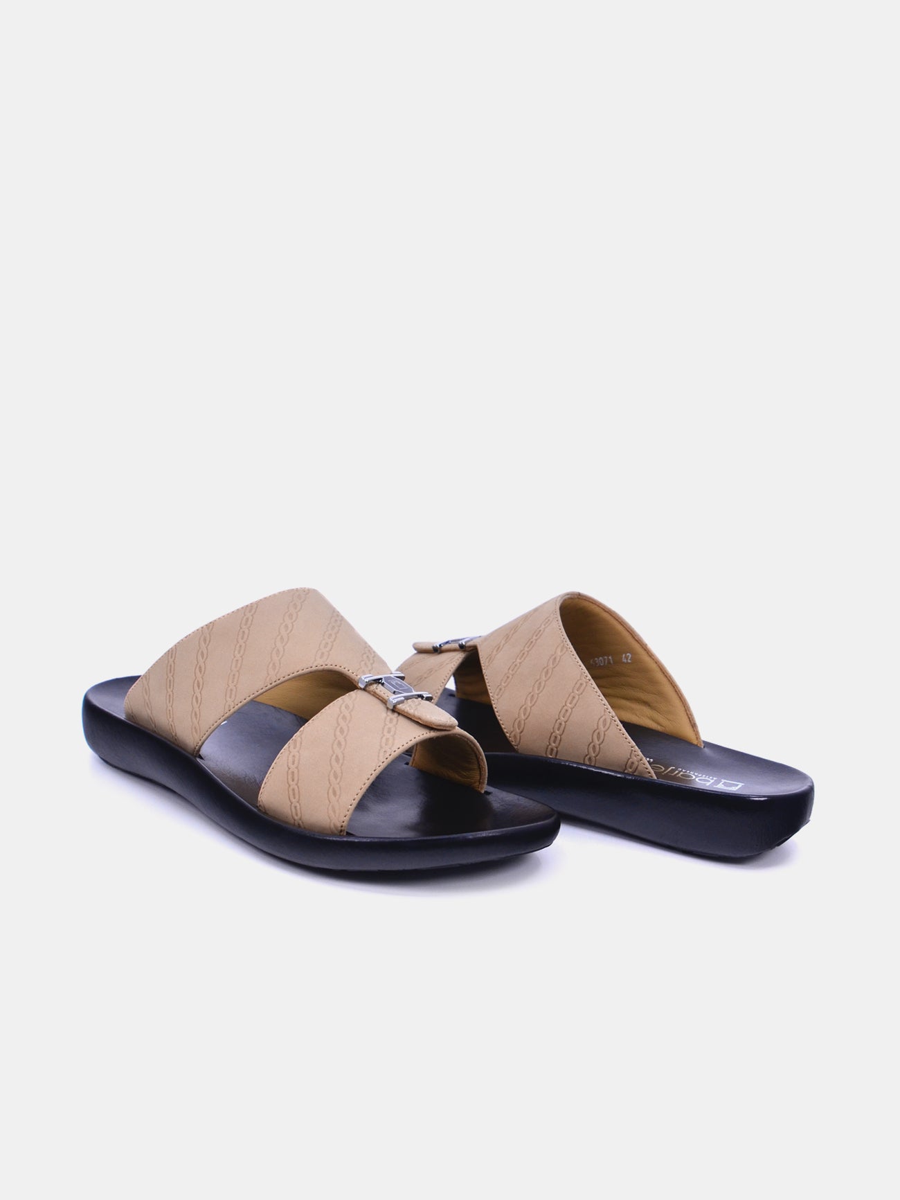 Barjeel Uno 63071 Men's Sandals #color_Beige